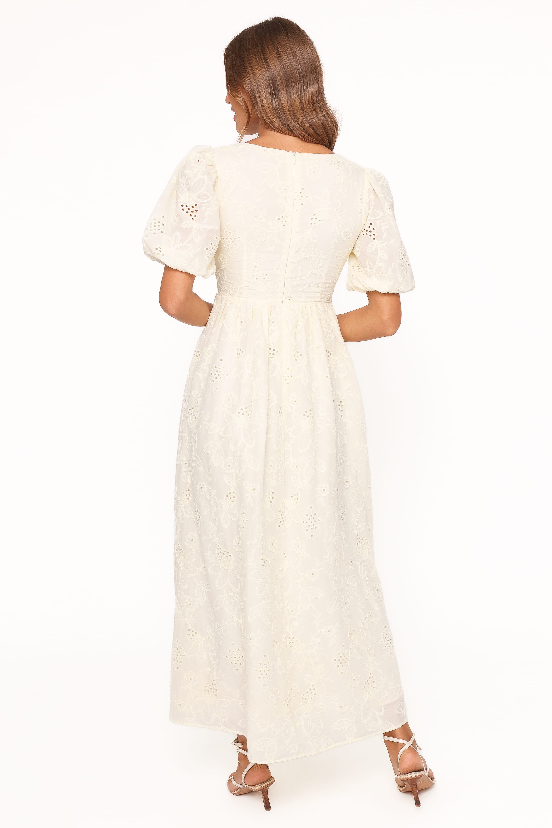 Petal and Pup USA DRESSES Karla Maxi Dress - Butter Yellow Broderie