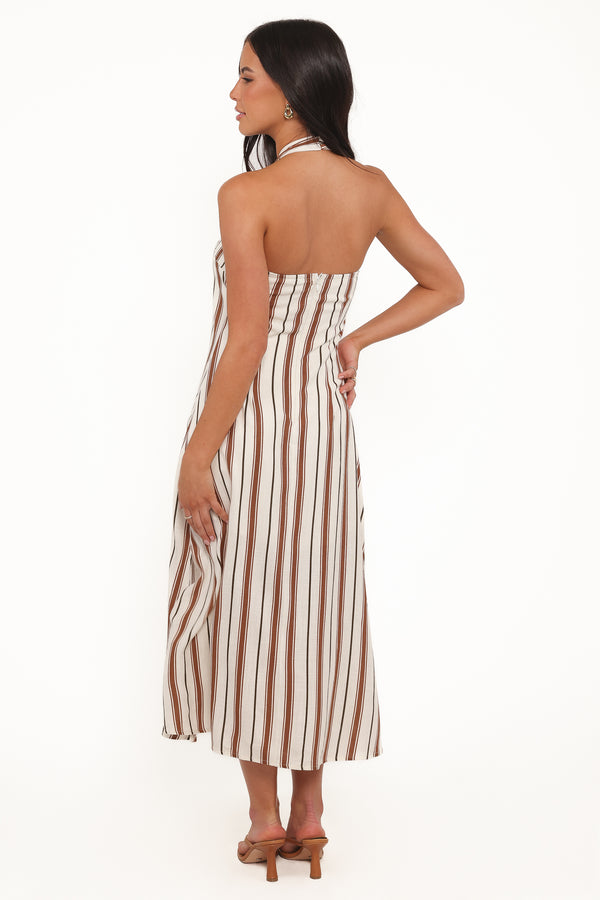 Noemi Maxi Dress - Brown Floral | Petal & Pup USA Noemi Maxi Dress - Brown Floral | Petal & Pup USA