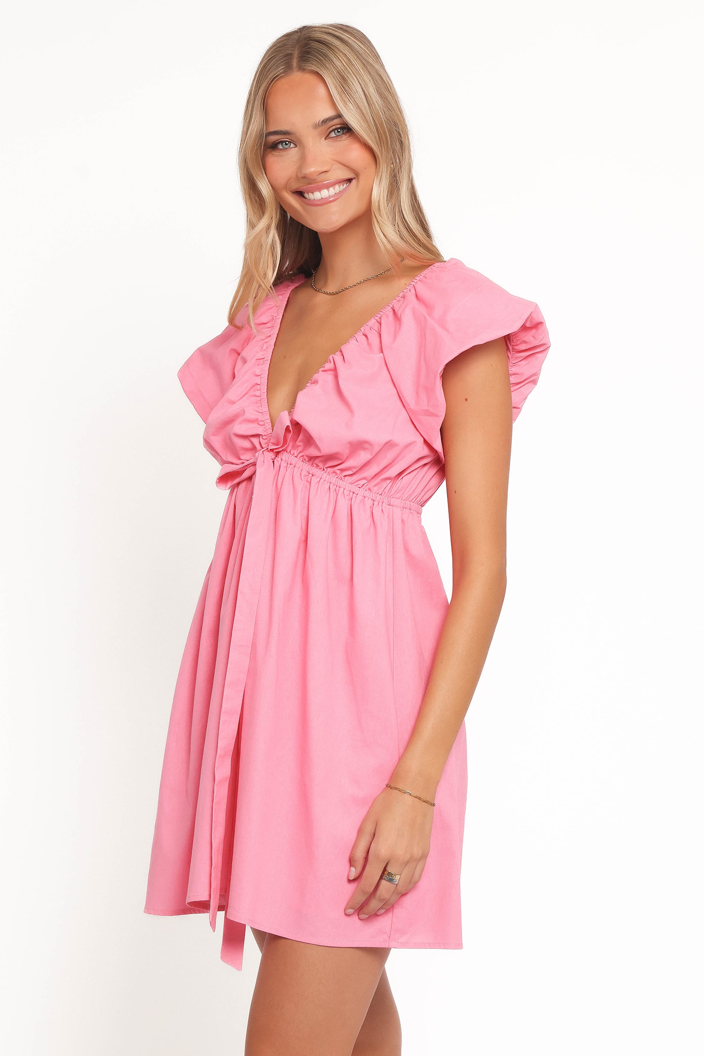 Petal and Pup USA DRESSES Kathy Mini Dress - Pink