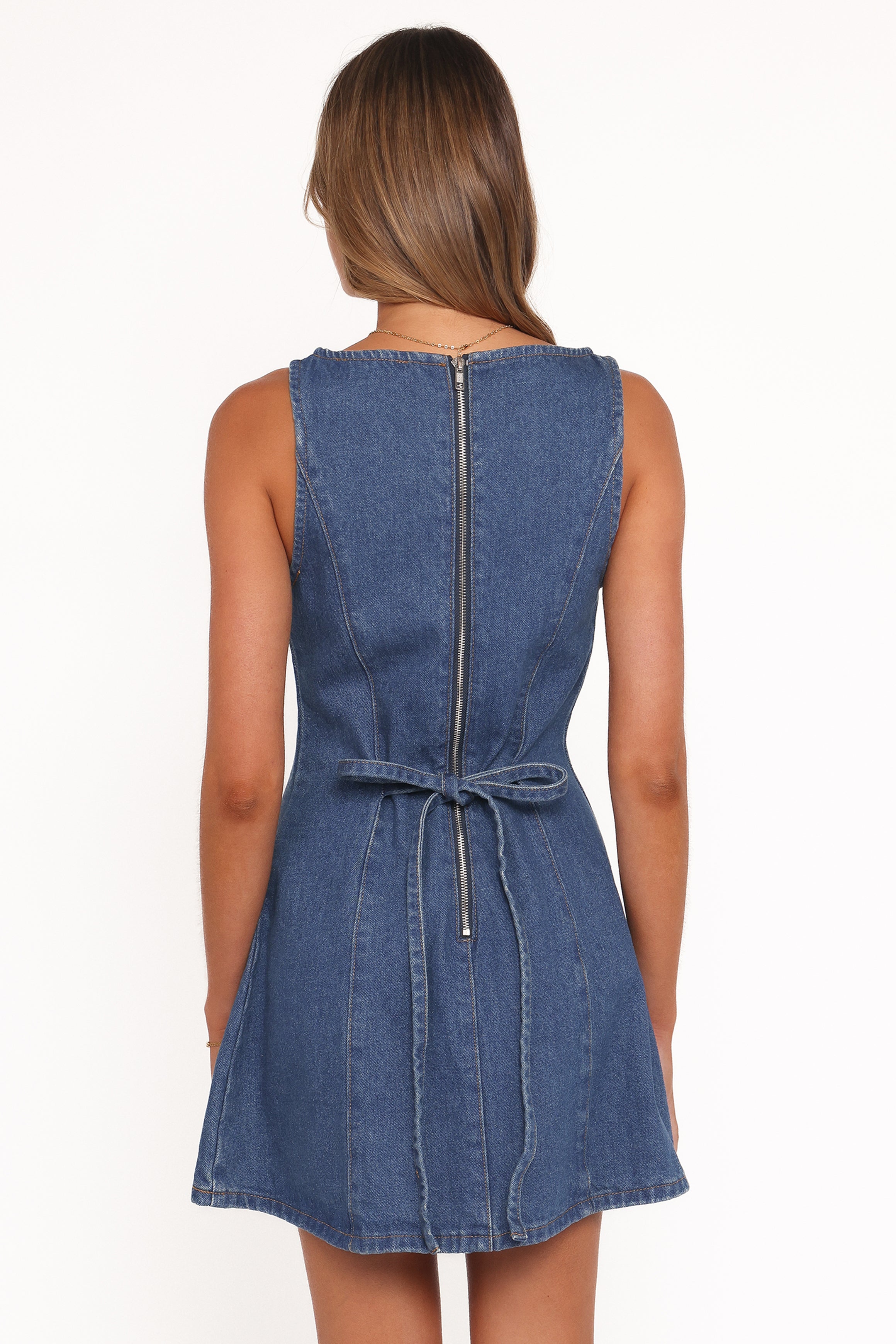 Petal and Pup USA DRESSES Katina Mini Dress - Denim
