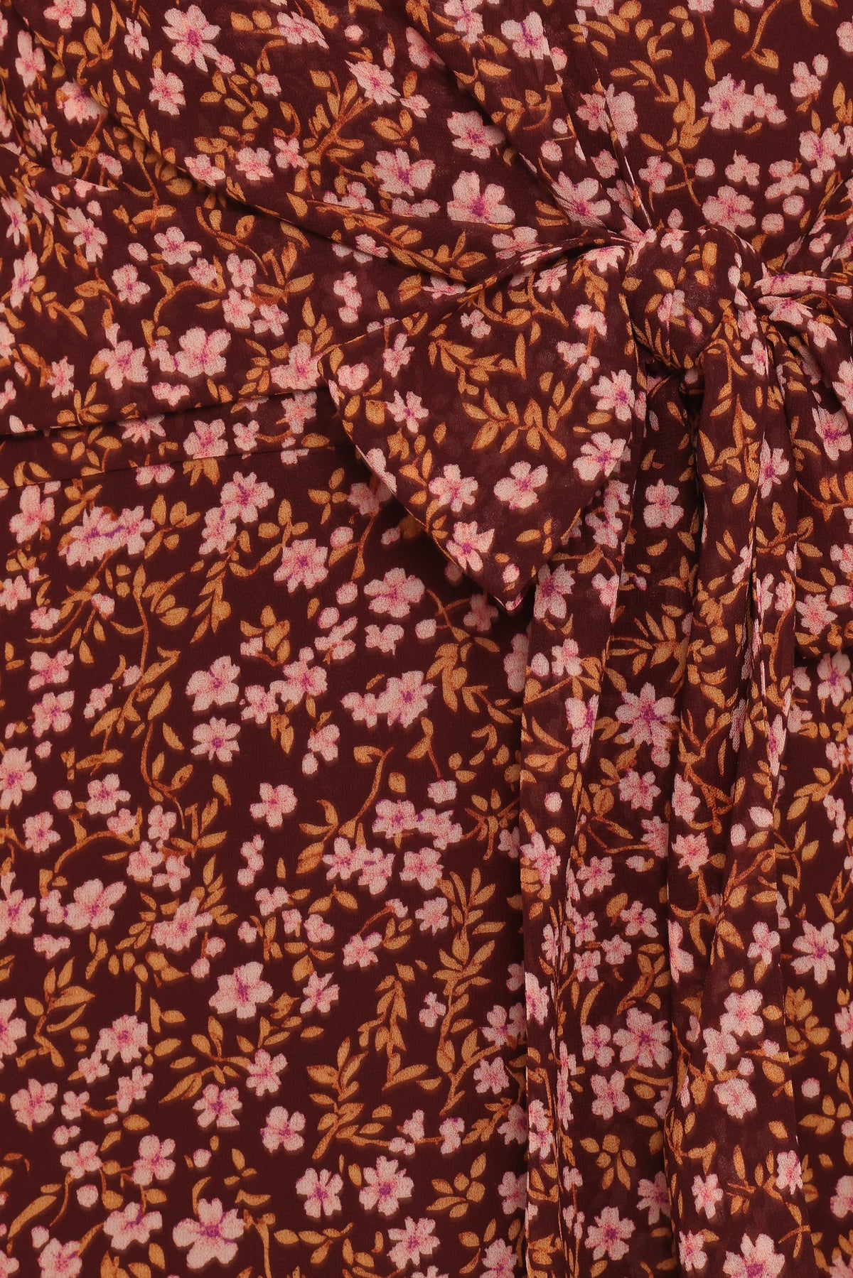 Petal and Pup USA DRESSES Kaylie Mini Dress - Brown Ditsy Floral