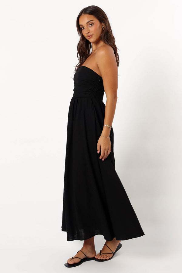 Petal and Pup USA DRESSES Kayt Strapless Dress - Black