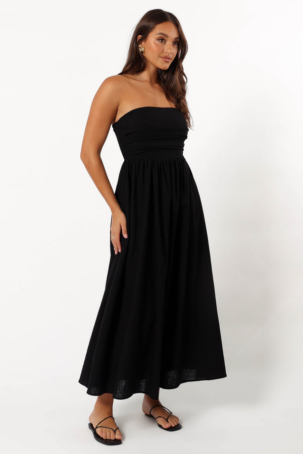 Petal and Pup USA DRESSES Kayt Strapless Dress - Black