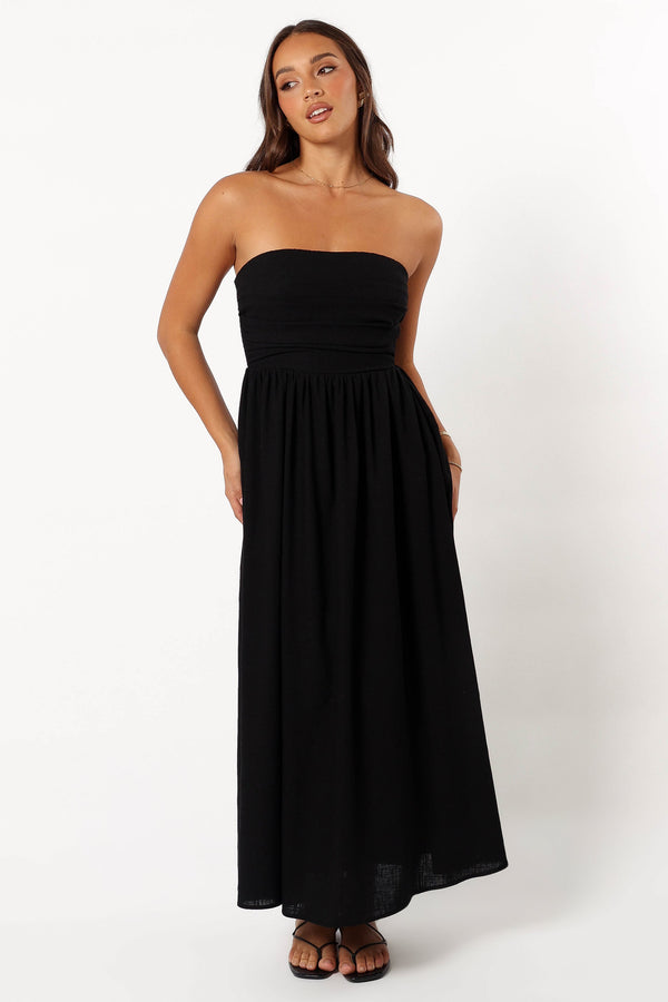 Petal and Pup USA DRESSES Kayt Strapless Dress - Black