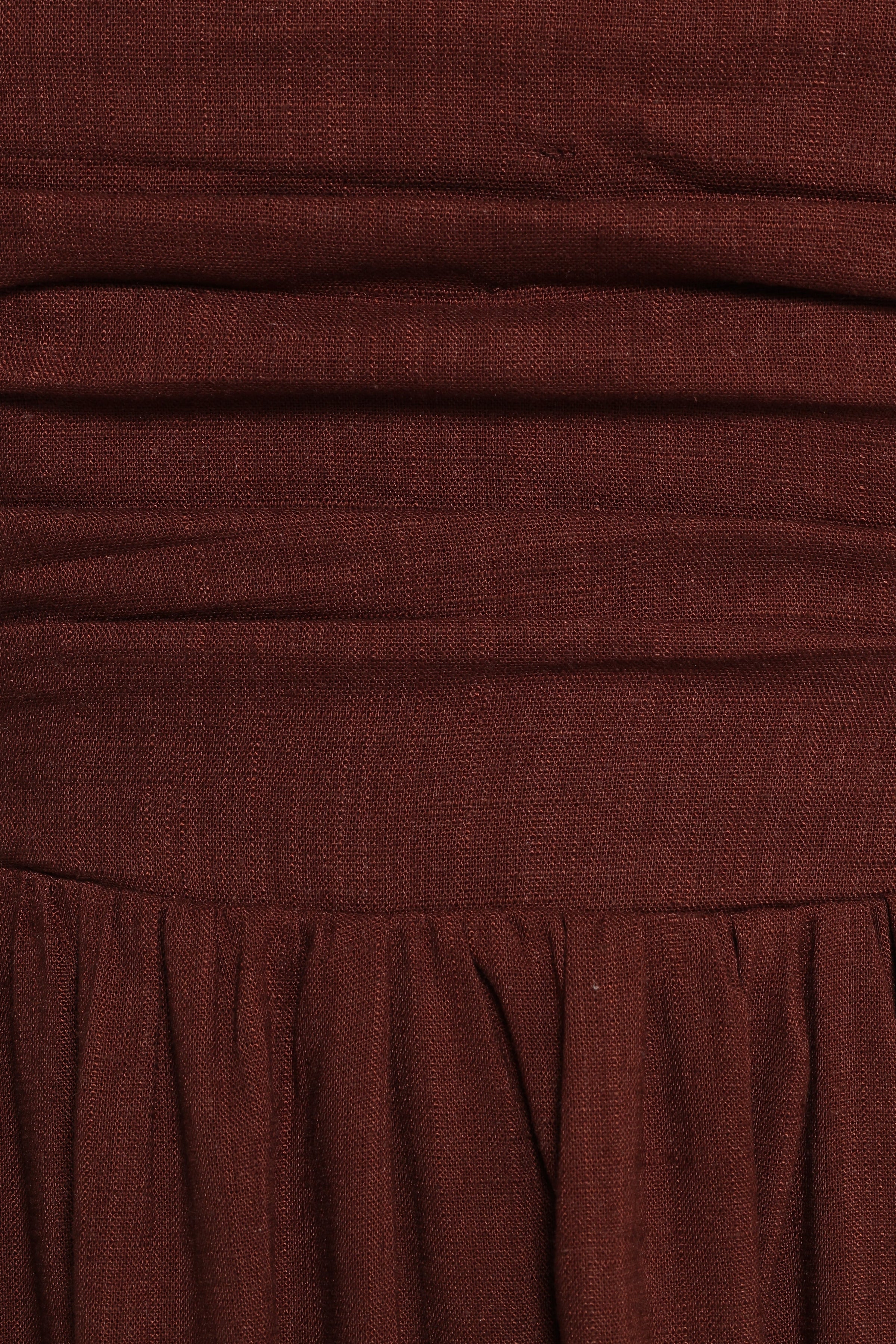 Petal and Pup USA DRESSES Kayt Strapless Dress - Chocolate Brown