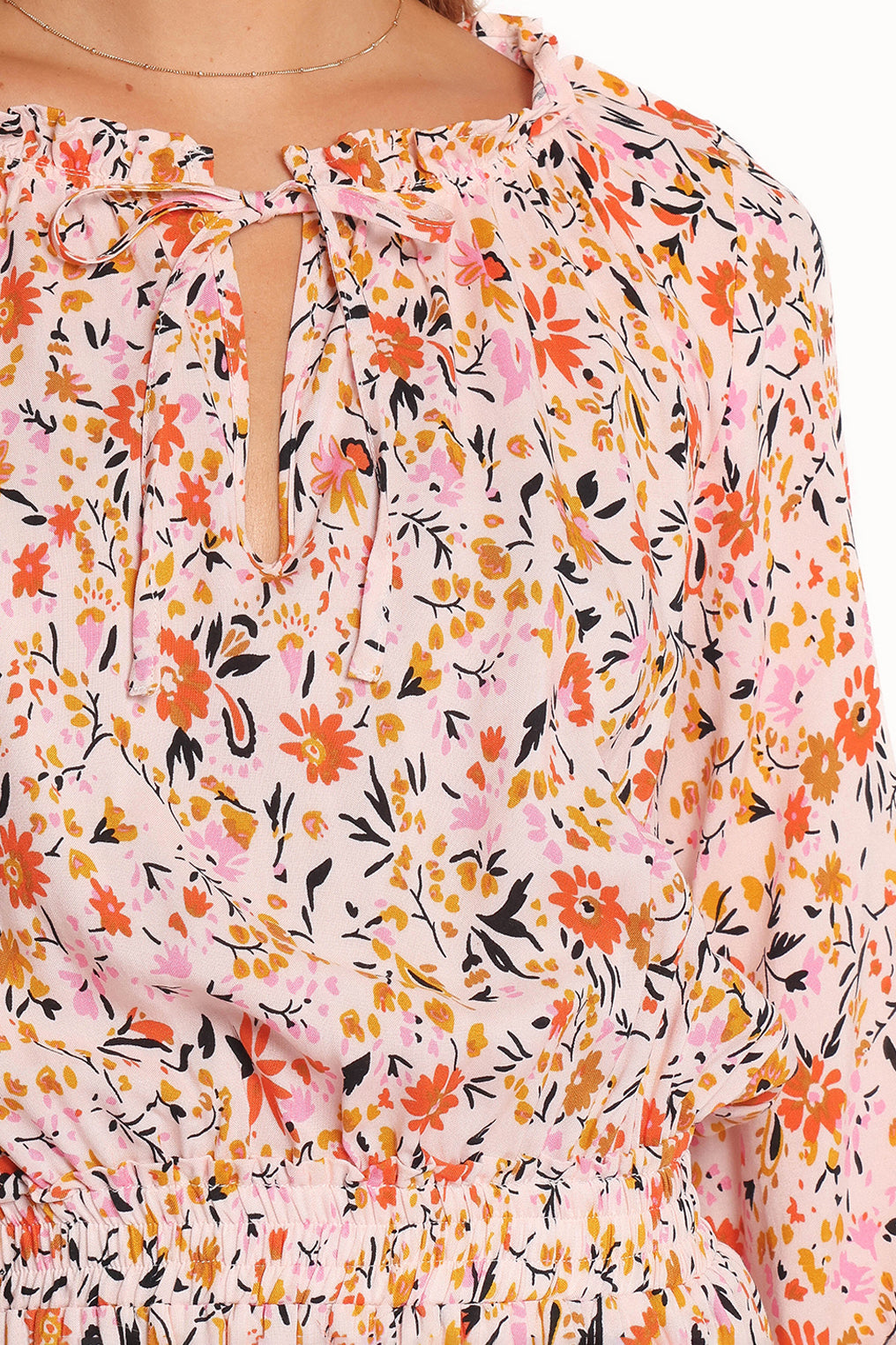 Petal and Pup USA DRESSES Kealan Dress - Pink Ditsy floral