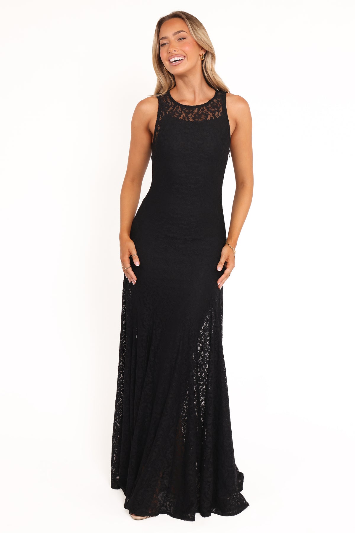 Petal and Pup Women's Keani Maxi Dress - Black Lace XS Petal and Pup Women's Keani Maxi Dress - Black Lace XS