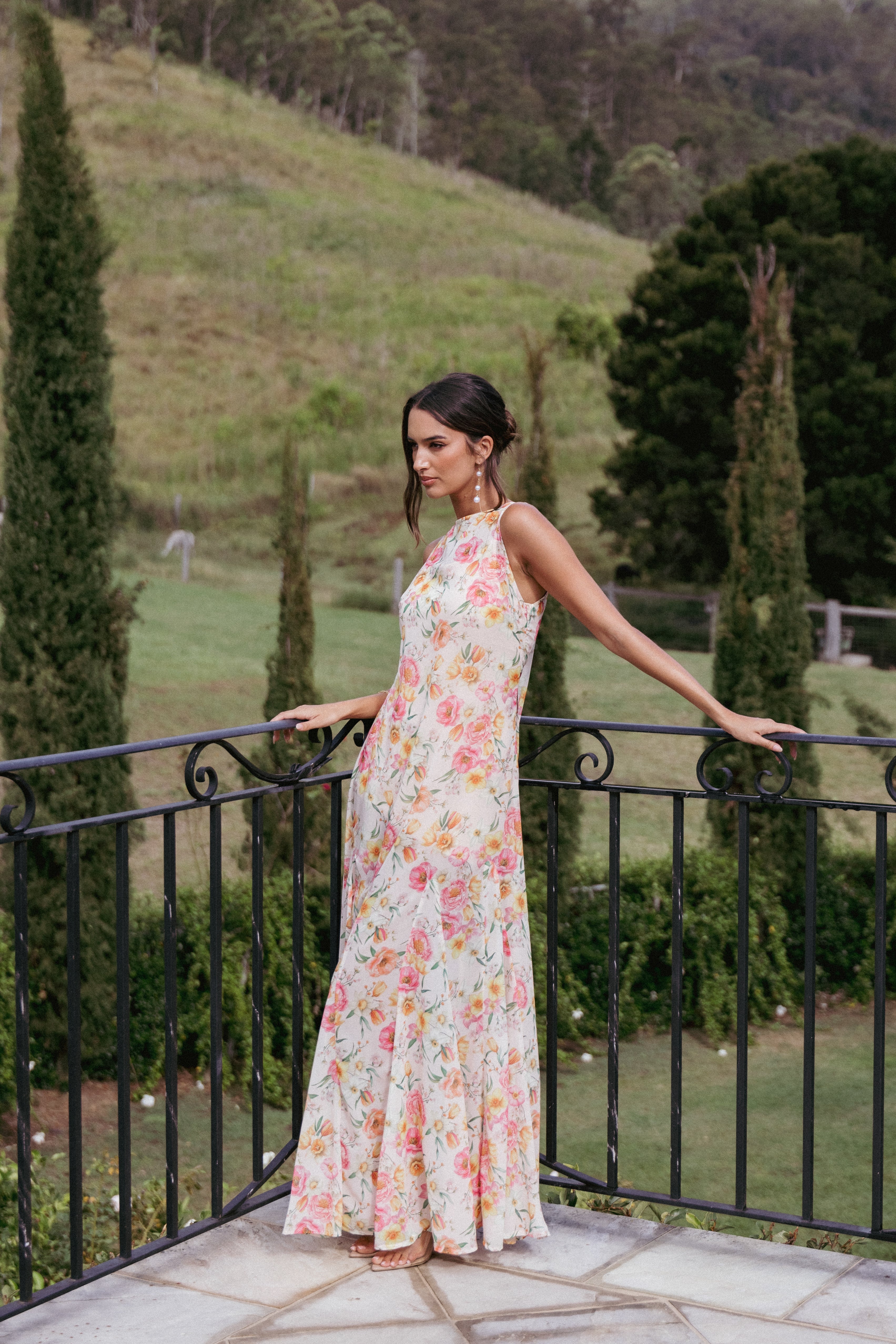 Petal and Pup USA DRESSES Keani Maxi Dress - Peony
