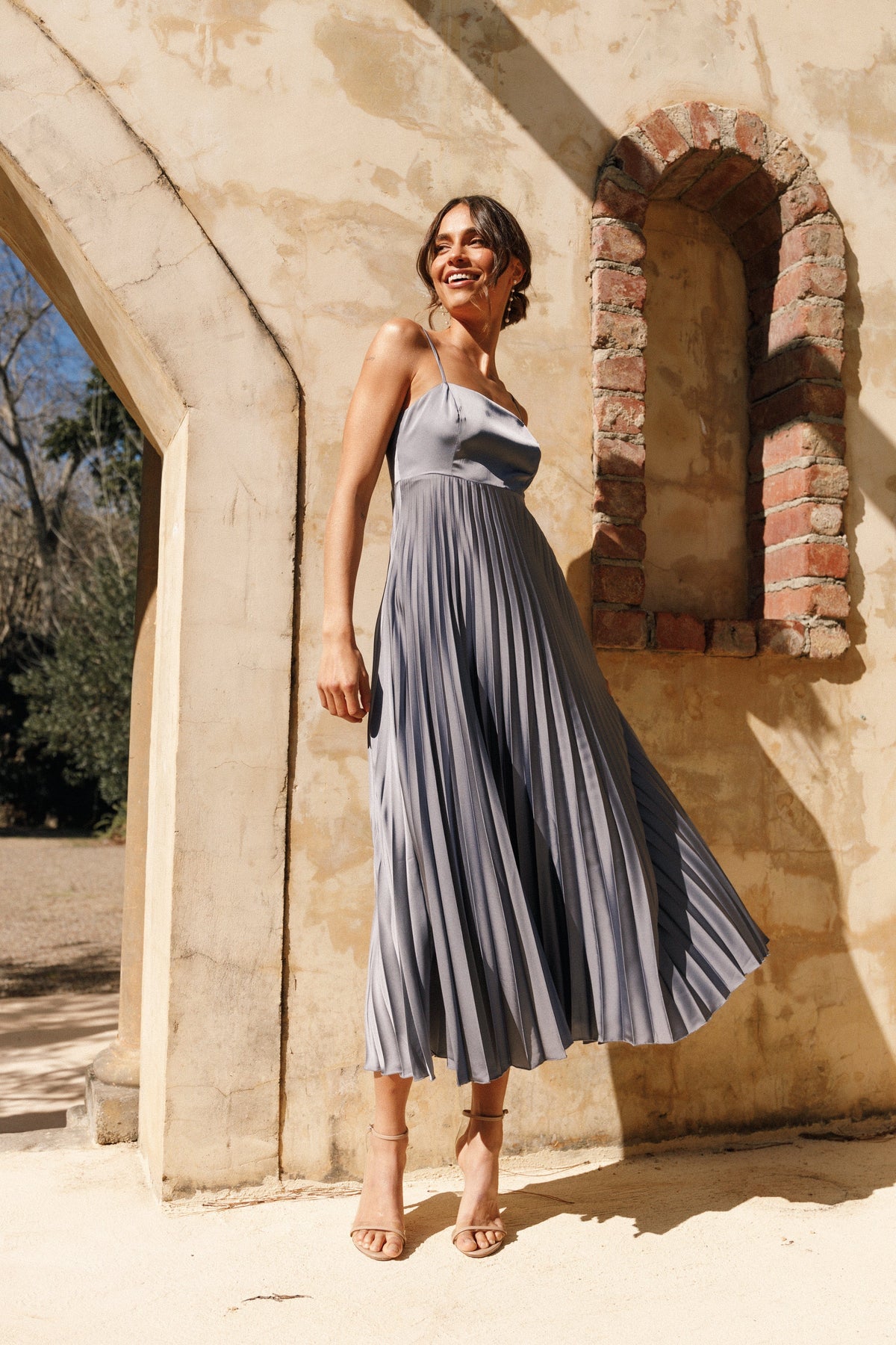 Petal and Pup Women's Keegan Maxi Dress - Steel Gray