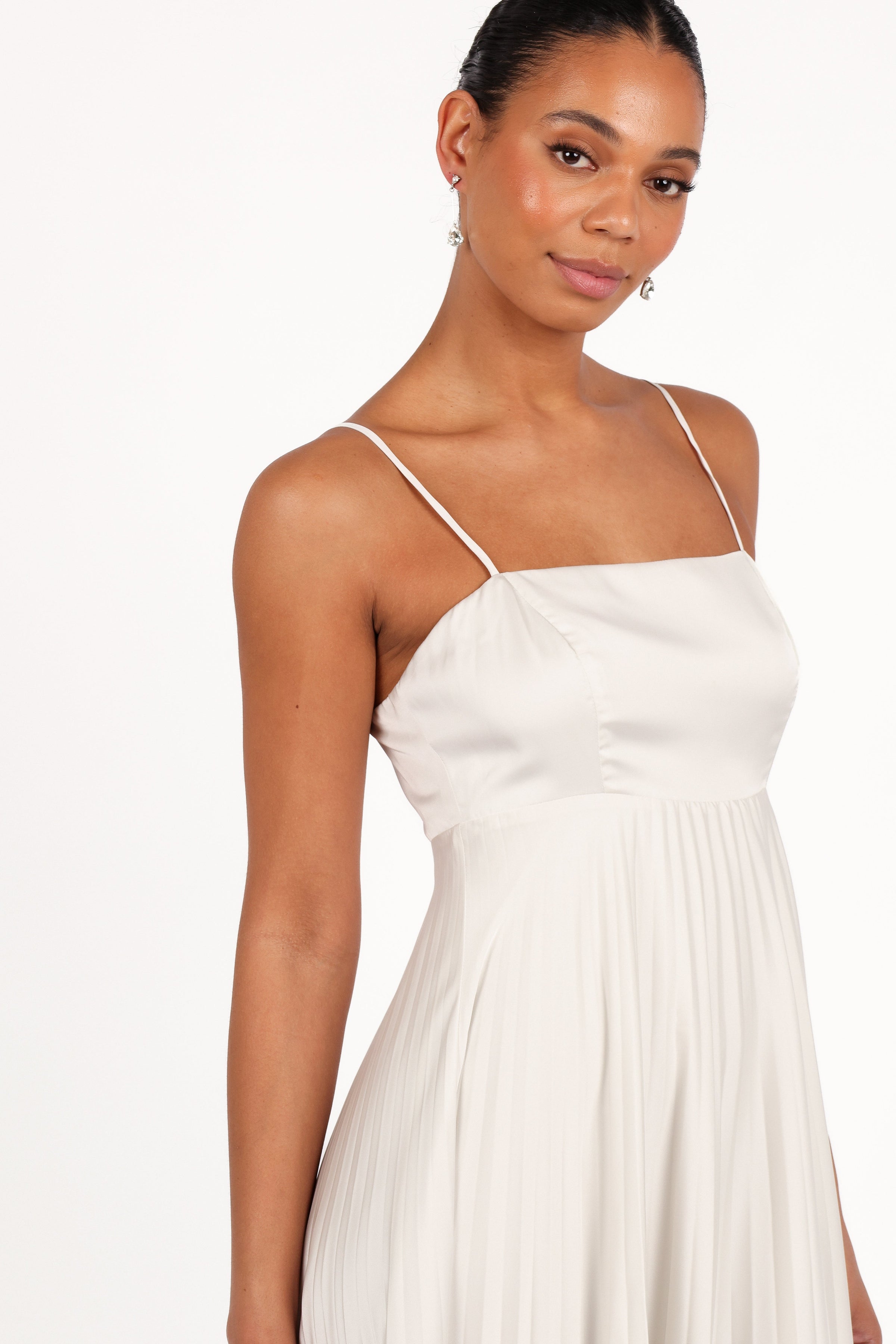Petal and Pup USA DRESSES Keegan Maxi Dress - White
