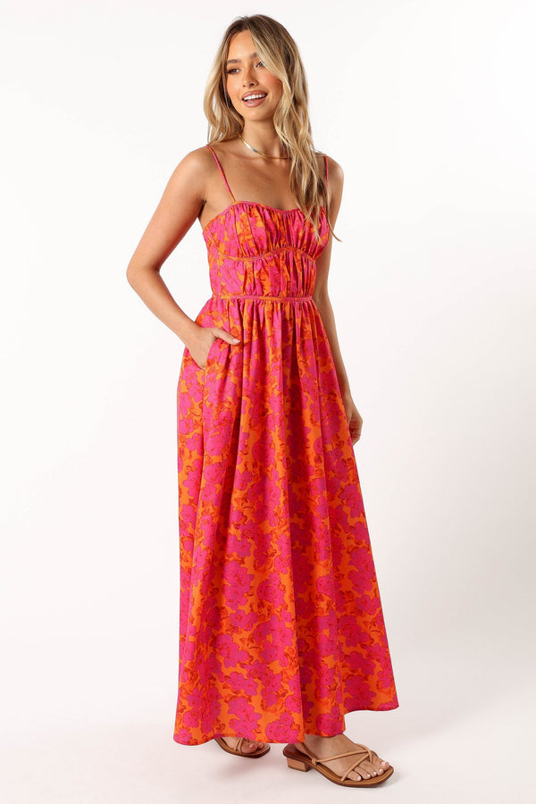 Petal and Pup USA DRESSES Kelani A-Line Midi Dress - Ambrosia