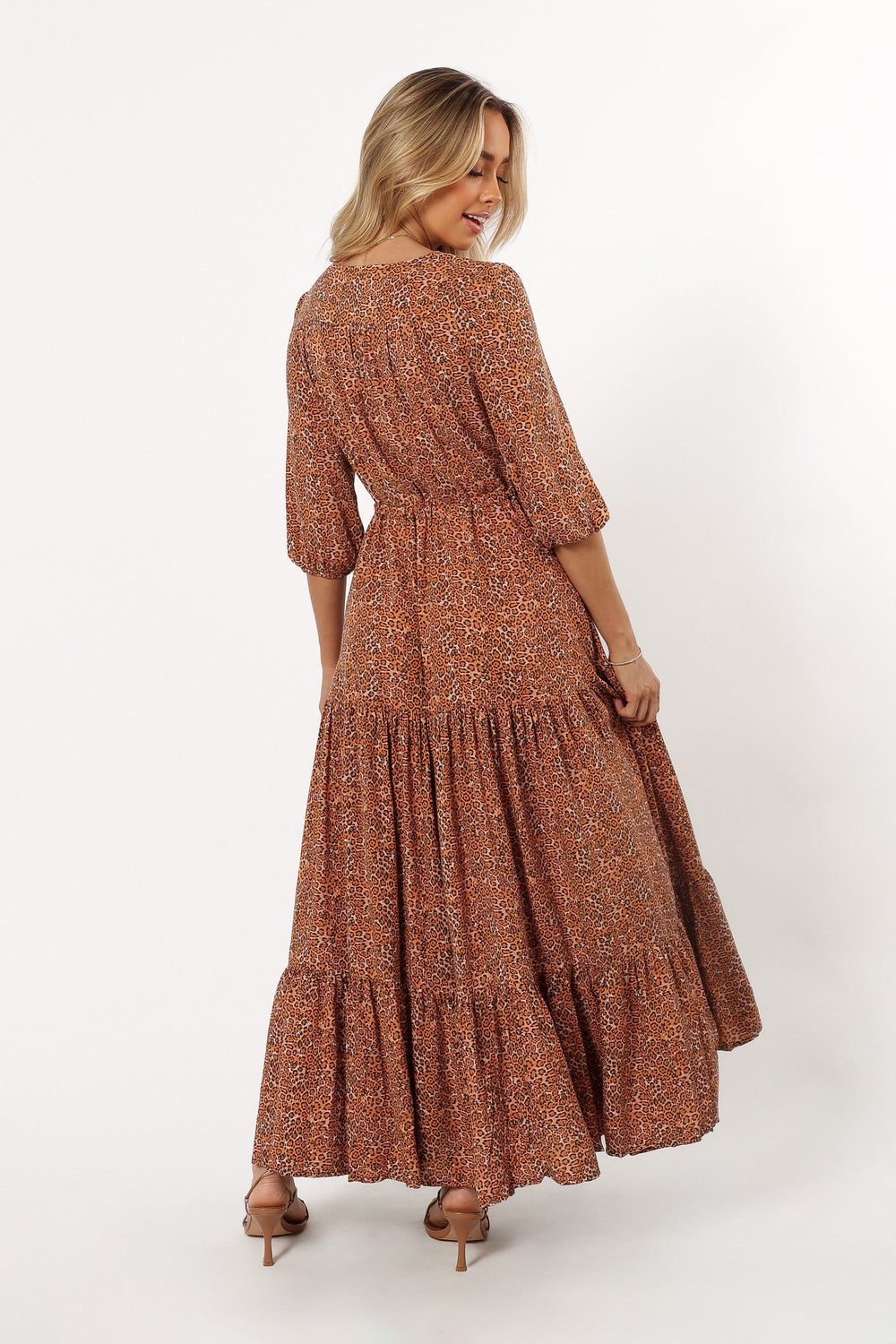 Kelda Dress Leopard Print Petal & Pup USA