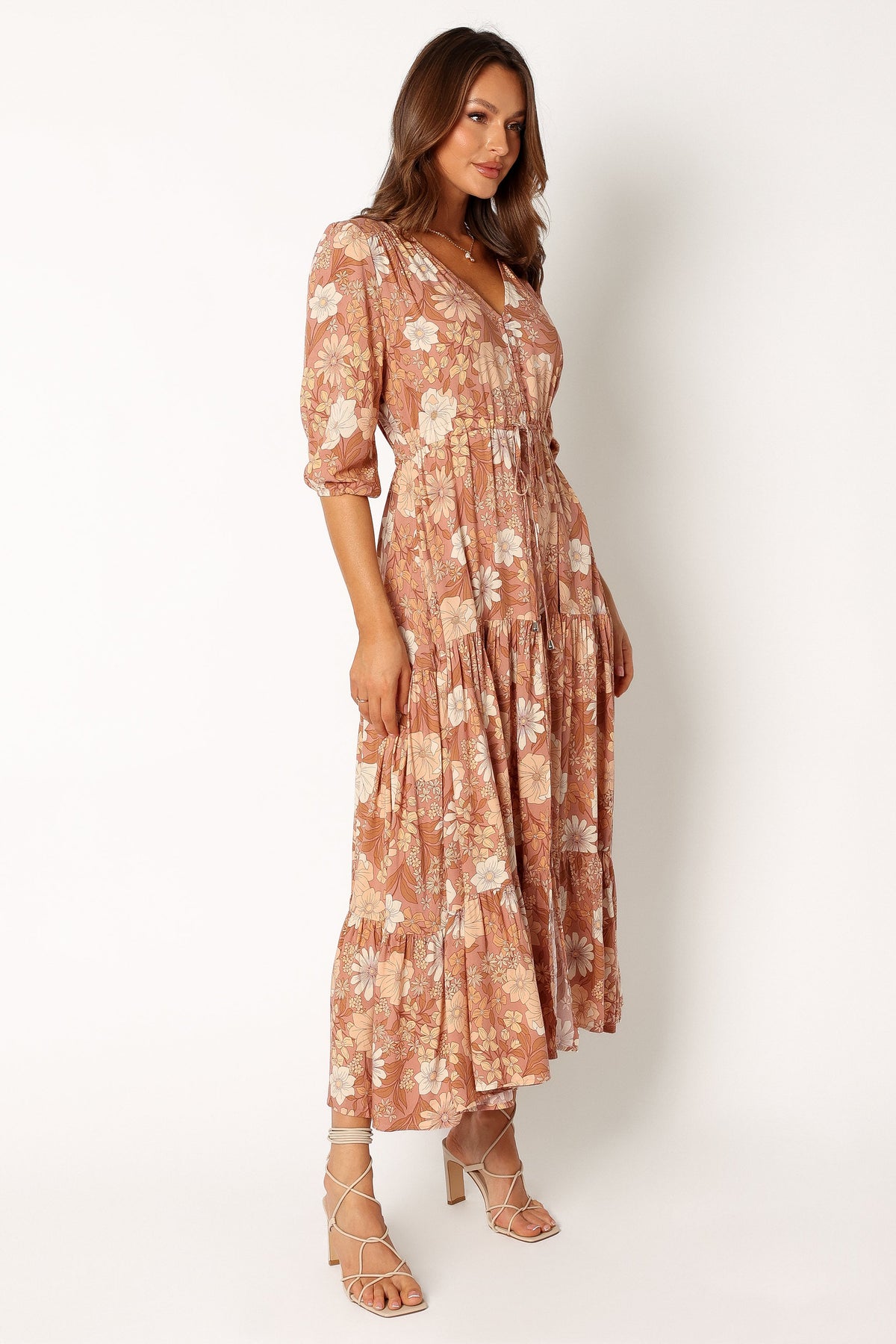 Petal and Pup Women's Kelda Dress - Tan Petal and Pup Women's Kelda Dress - Tan