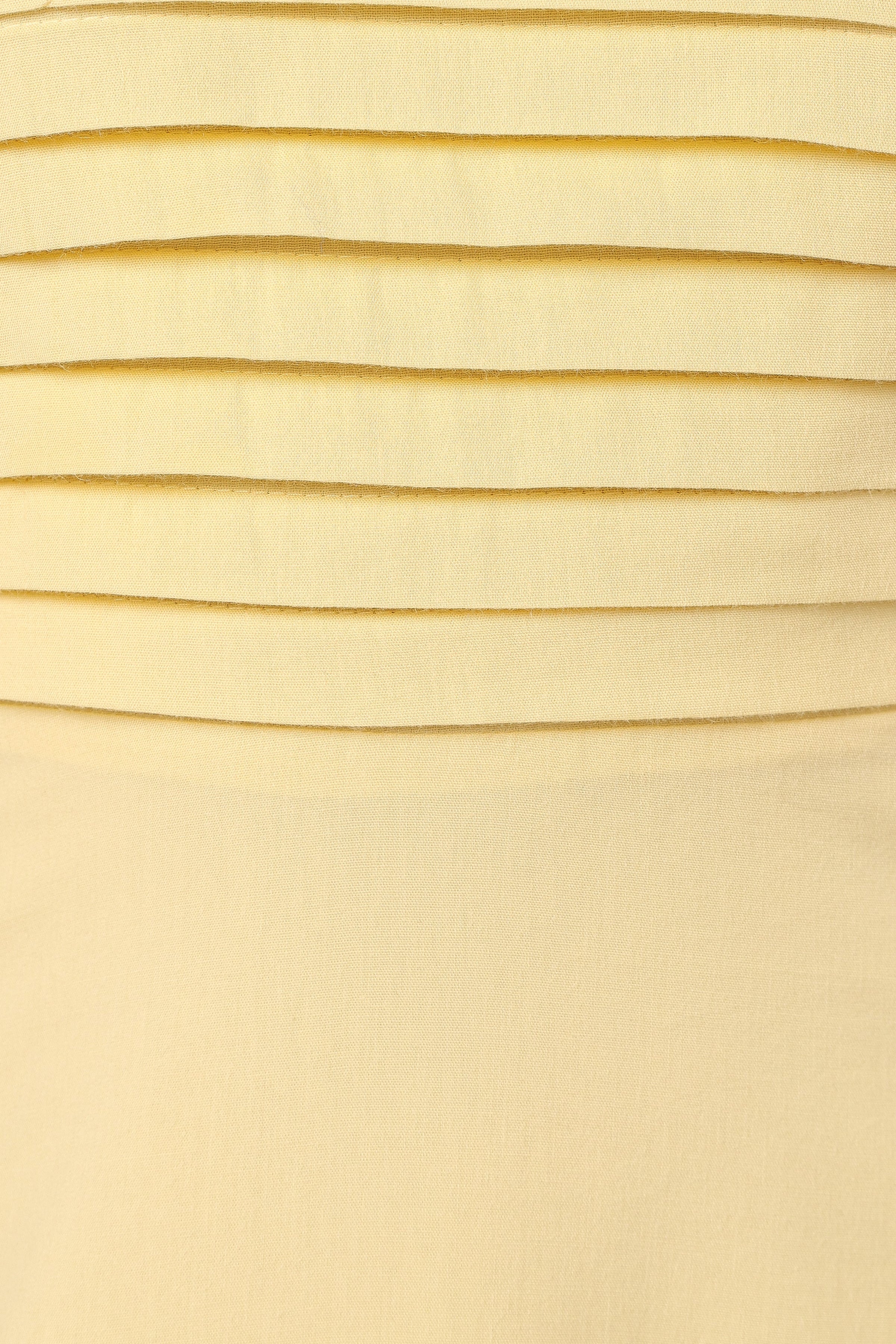 Petal and Pup USA DRESSES Kenna Strapless Maxi Dress - Butter Yellow