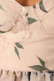 Petal and Pup USA DRESSES Kennie Midi Dress - Pink Floral