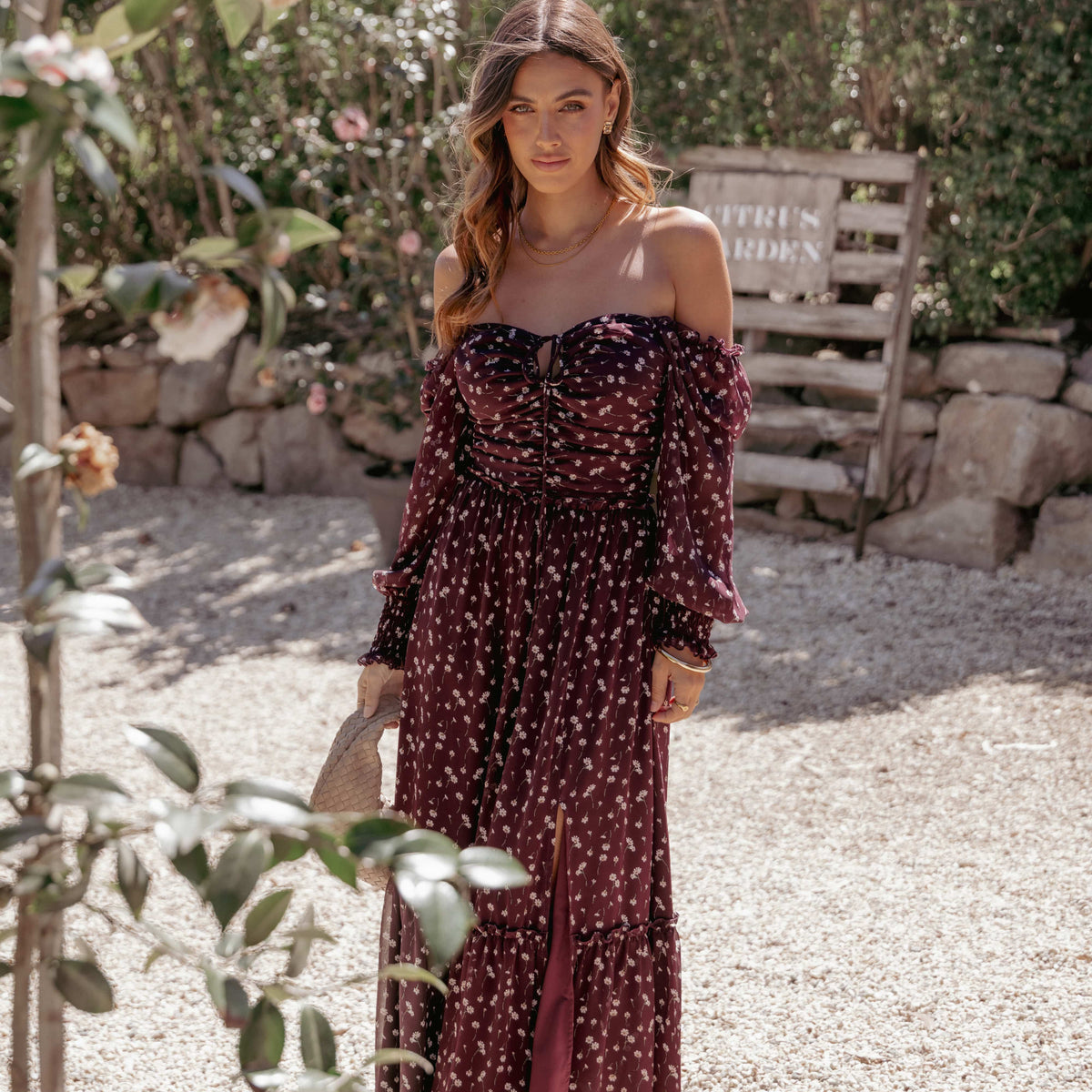 Petal and Pup Women's Keziah Long Sleeve Maxi Dress