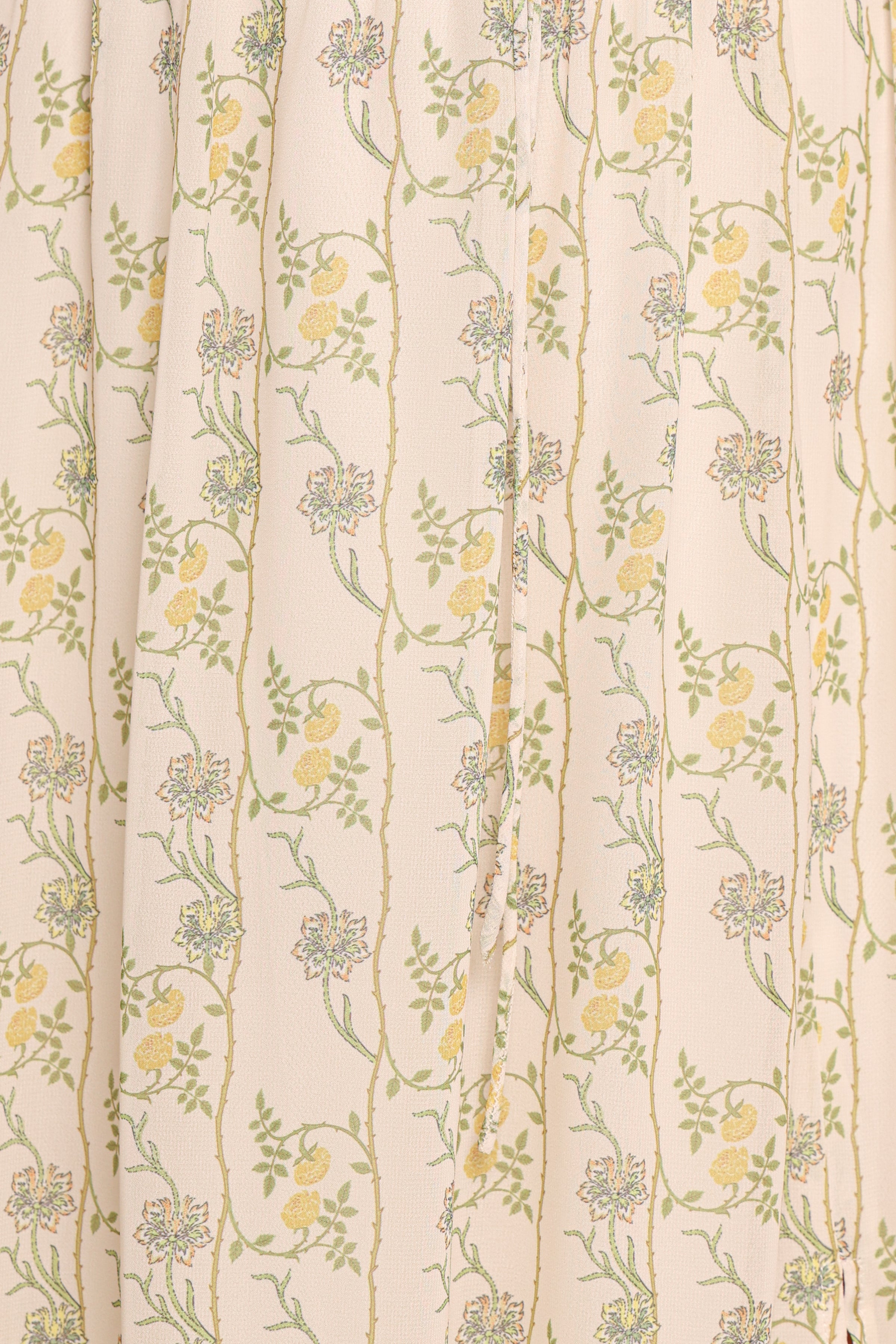 Petal and Pup USA DRESSES Keziah Long Sleeve Maxi Dress - Yellow Floral