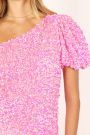 Petal and Pup USA DRESSES Khloe Mini Dress - Pink