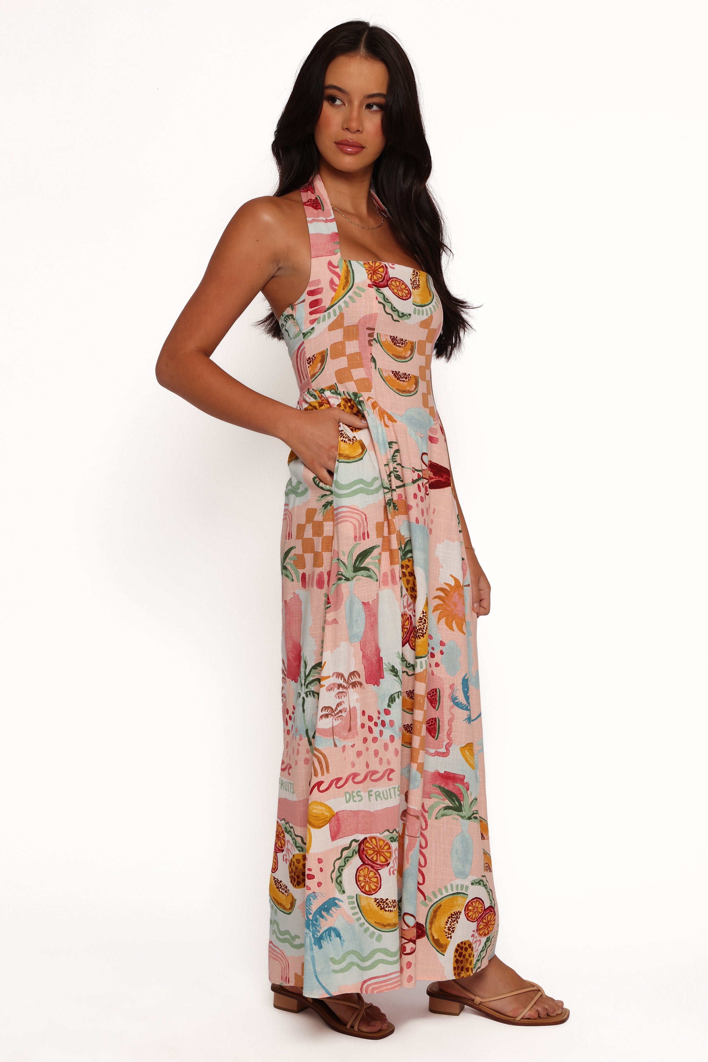 Petal and Pup USA DRESSES Kiera Midi Dress - Summer Haze