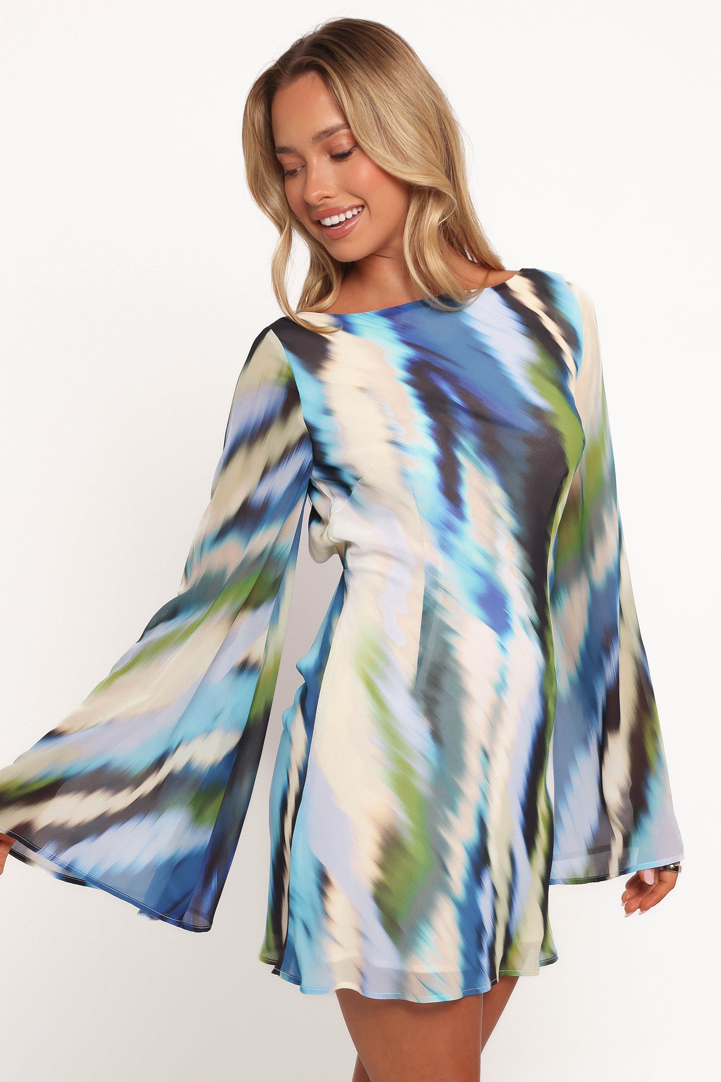 Petal and Pup USA DRESSES Kimber Mini Dress - Mirage Print