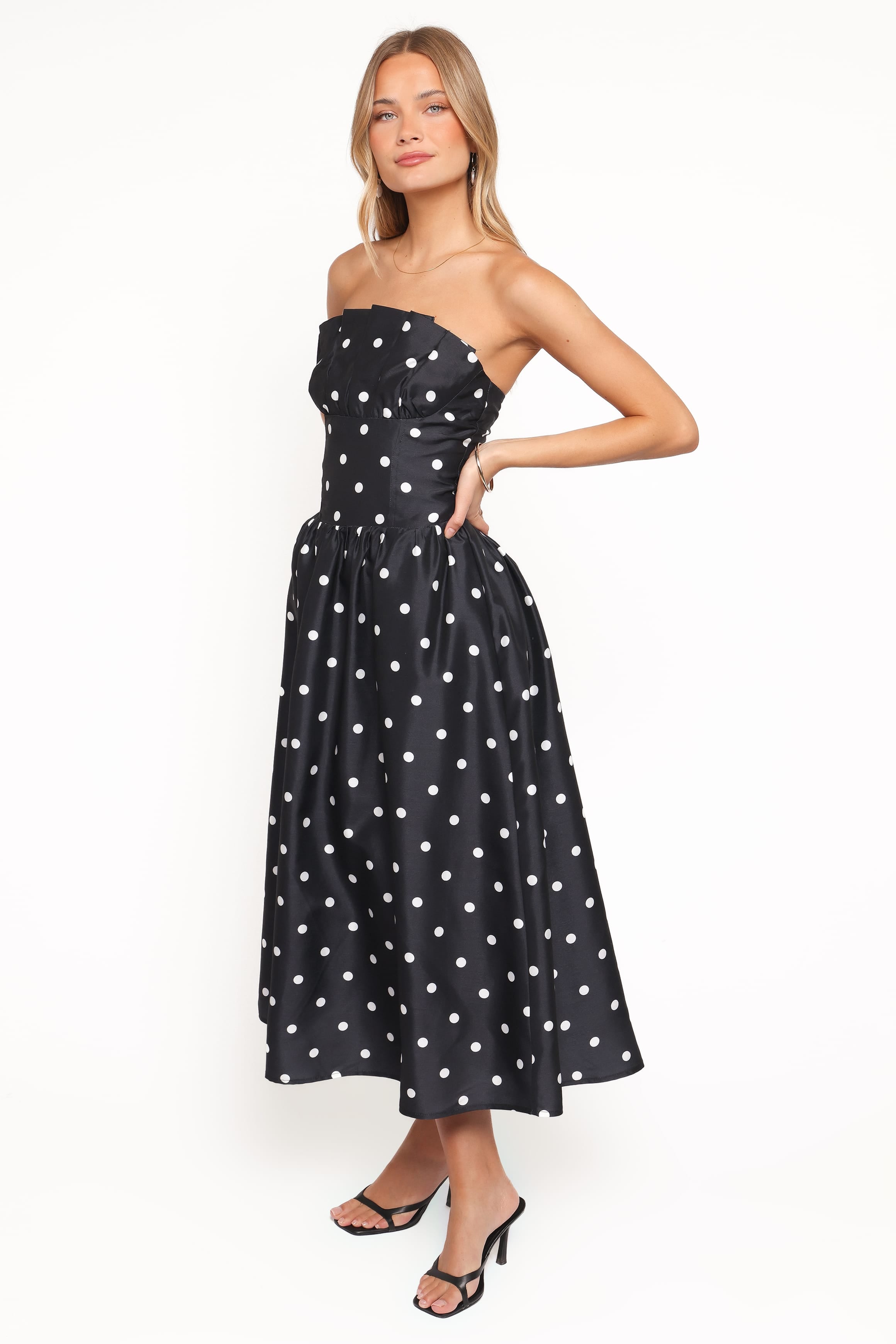 Petal and Pup Women's Kimbra Strapless Midi Dress Petal and Pup Women's Kimbra Strapless Midi Dress