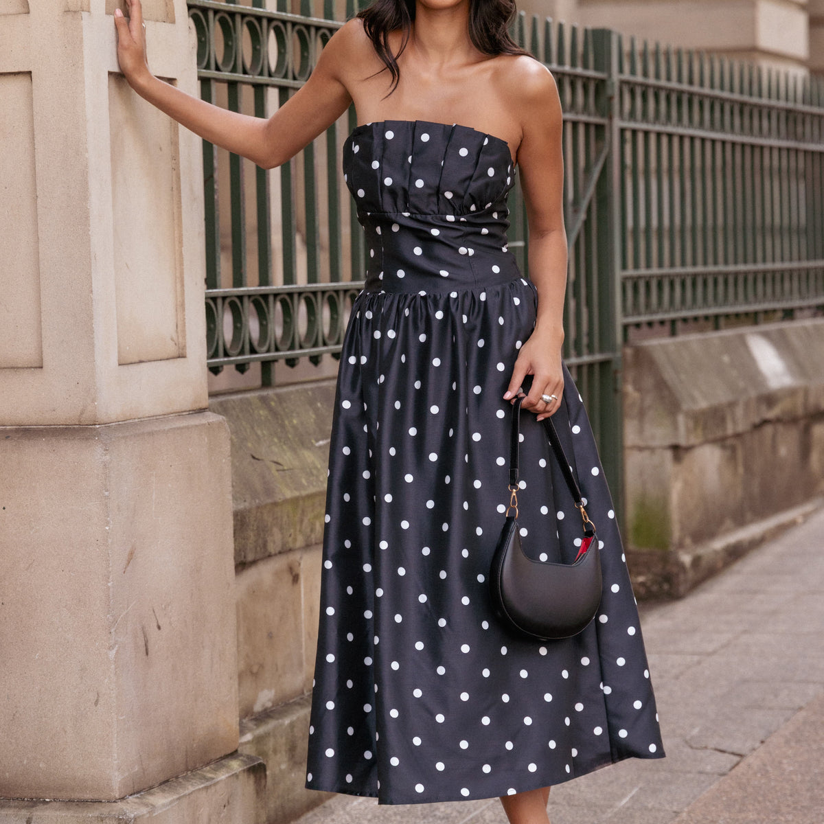 crop midi dress Britton Corset Midi Dress