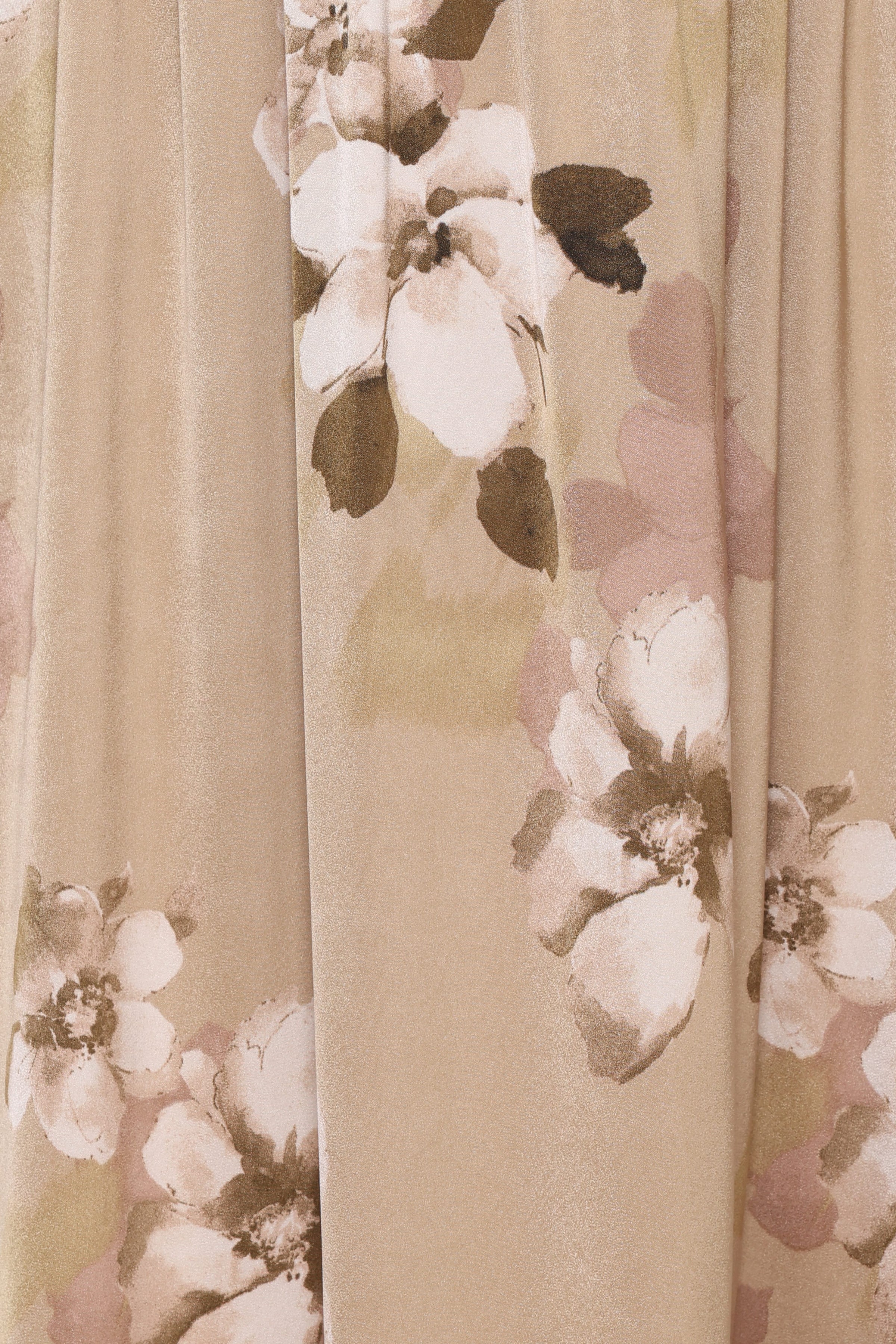 Petal and Pup USA DRESSES Kindra Long Sleeve Maxi Dress - Brown Floral