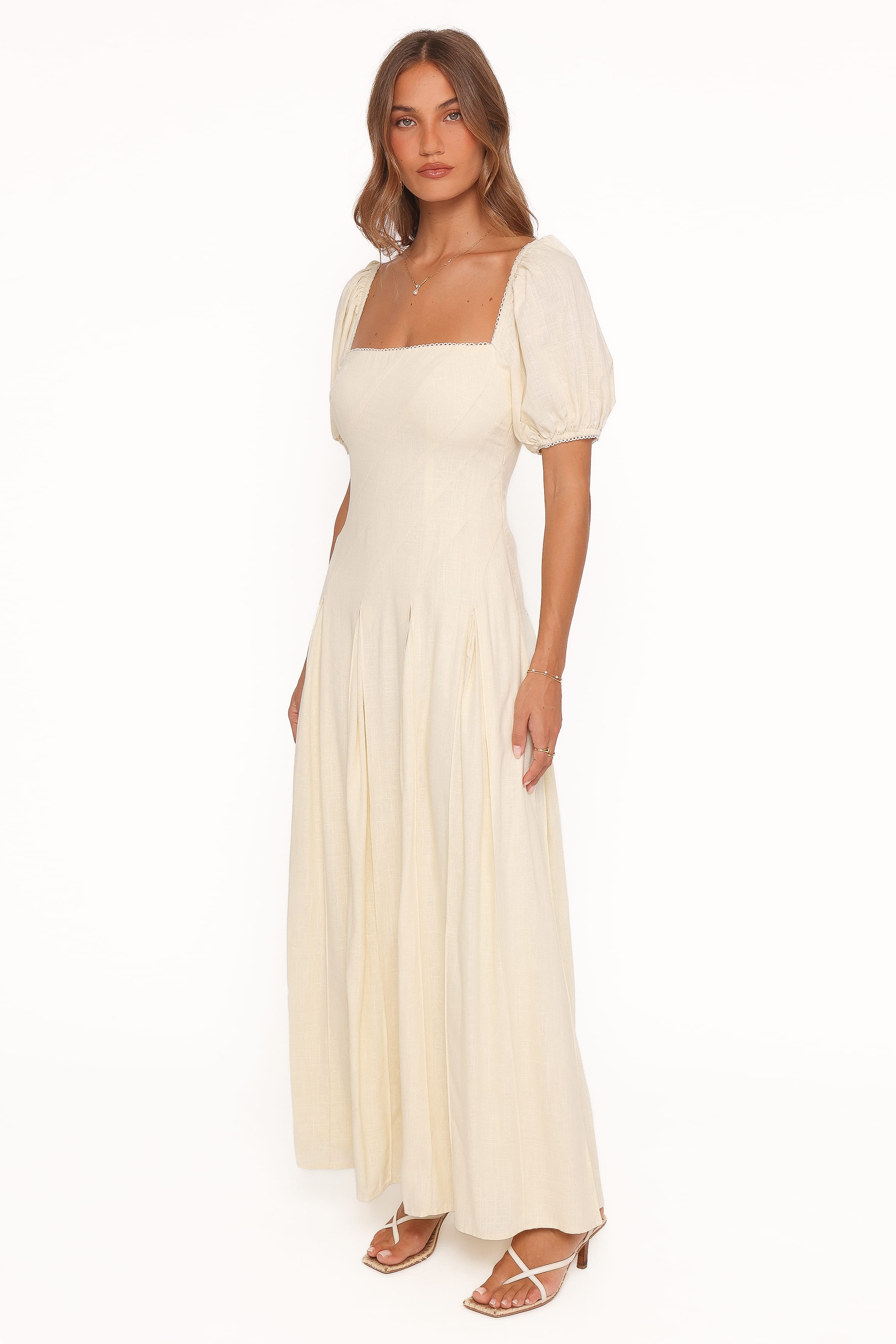Petal and Pup USA DRESSES Kinlee Maxi Dress - Butter Yellow