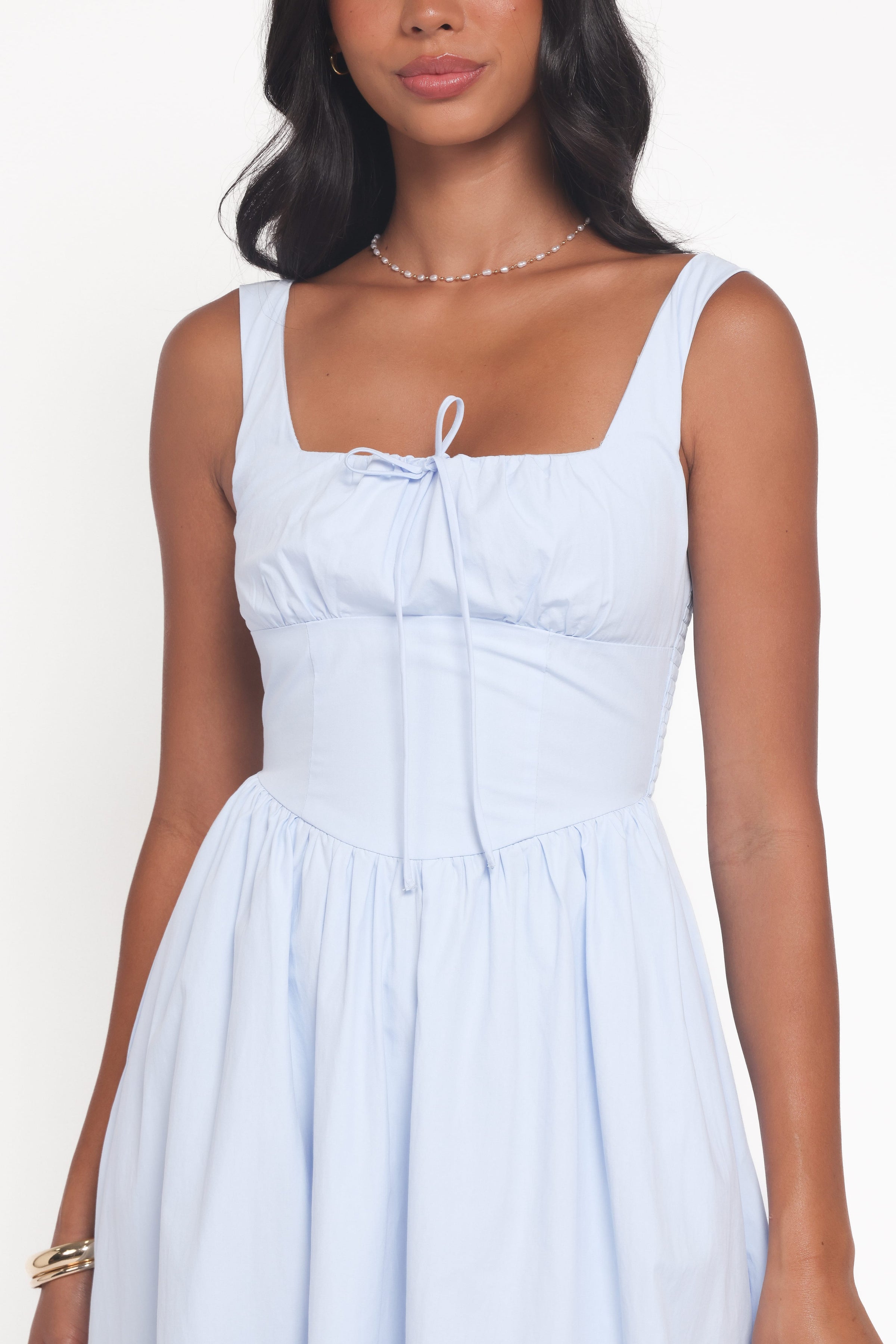 Petal and Pup USA DRESSES Kinslee Midi Dress - Blue