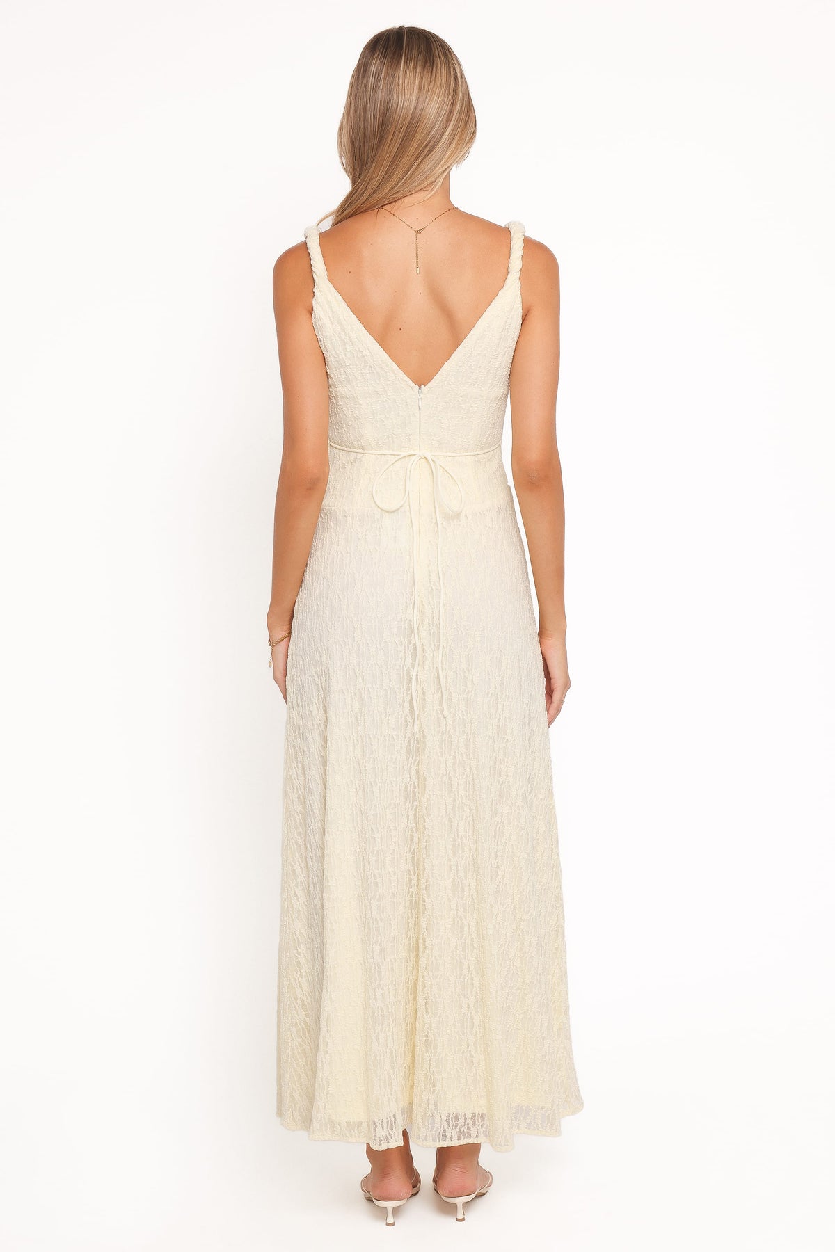 Kirsten Lace Maxi Dress - Yellow | Petal & Pup USA