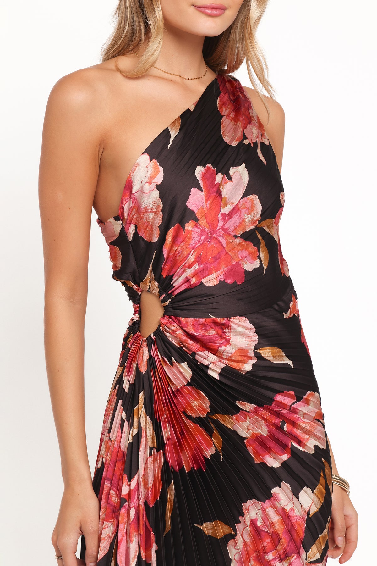 Petal and Pup Women's Kleo One Shoulder Maxi Dress - Midnight Orchid