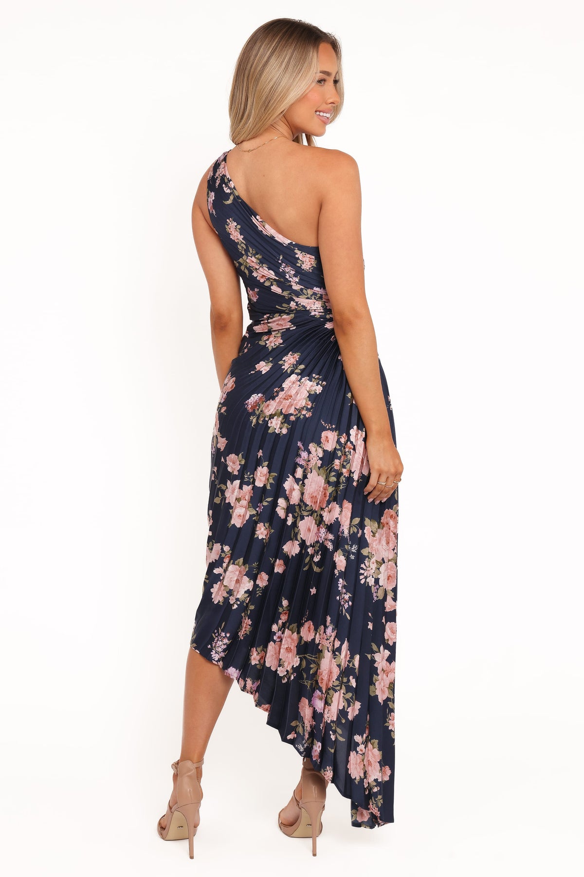 Petal and Pup Women's Kleo One Shoulder Maxi Dress - Navy Floral Petal and Pup Women's Kleo One Shoulder Maxi Dress - Navy Floral
