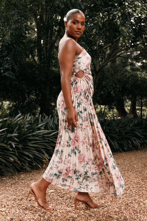 kleo one shoulder maxi dress - golden ochre Petal and Pup Women's Final Sale__label