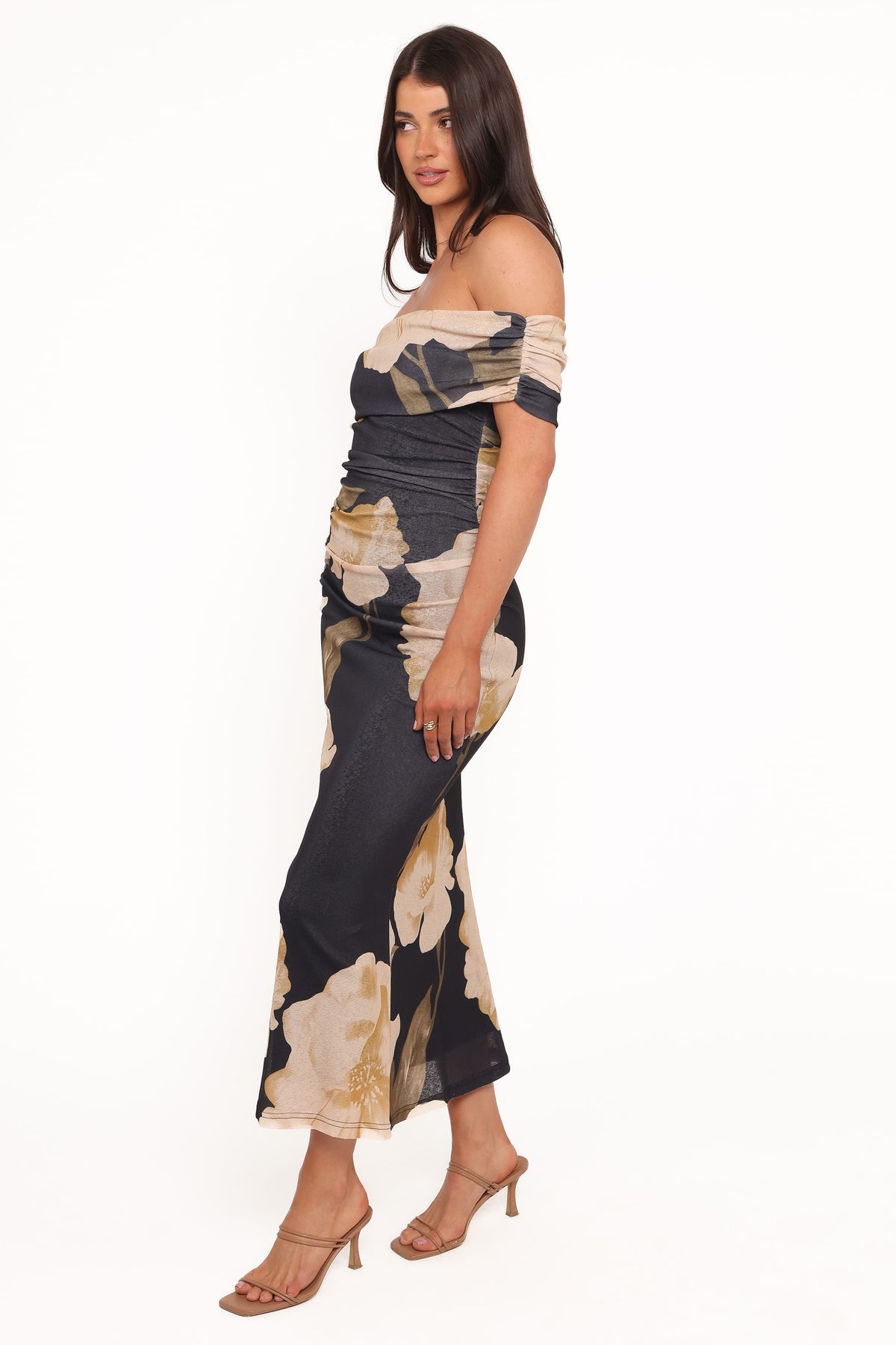 piccola off shoulder midi dress Koda Off Shoulder Midi Dress