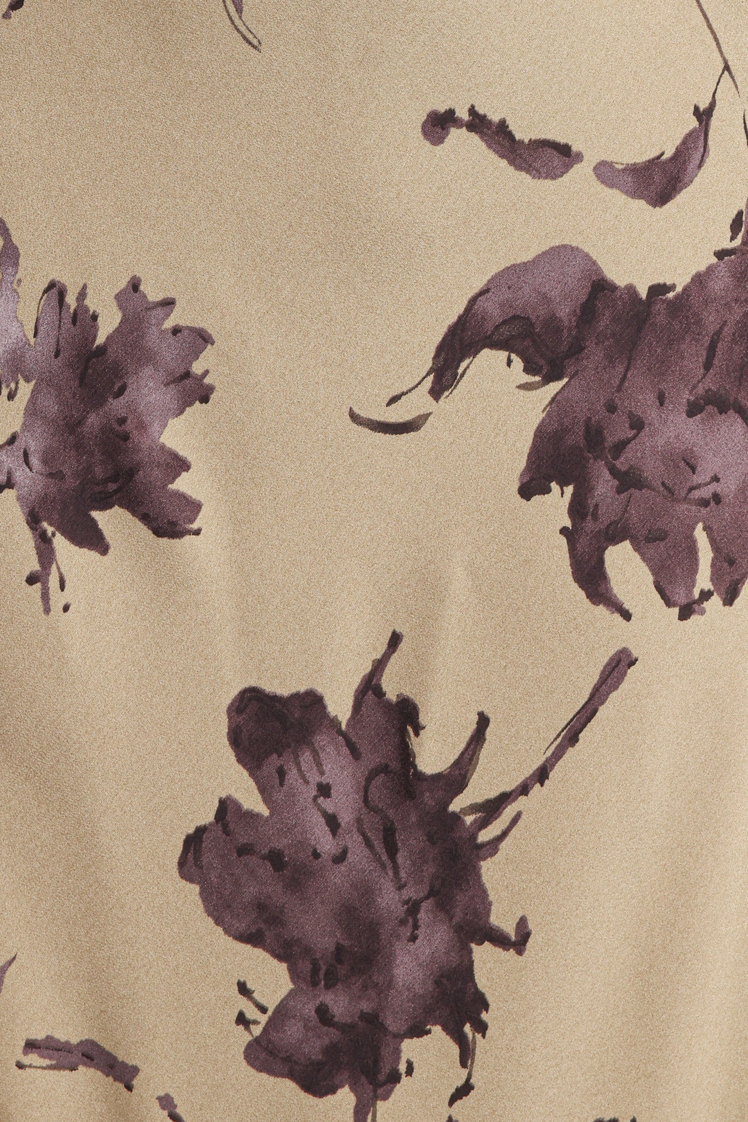 Petal and Pup USA DRESSES Kristyn Long Sleeve Midi Dress - Olive Floral