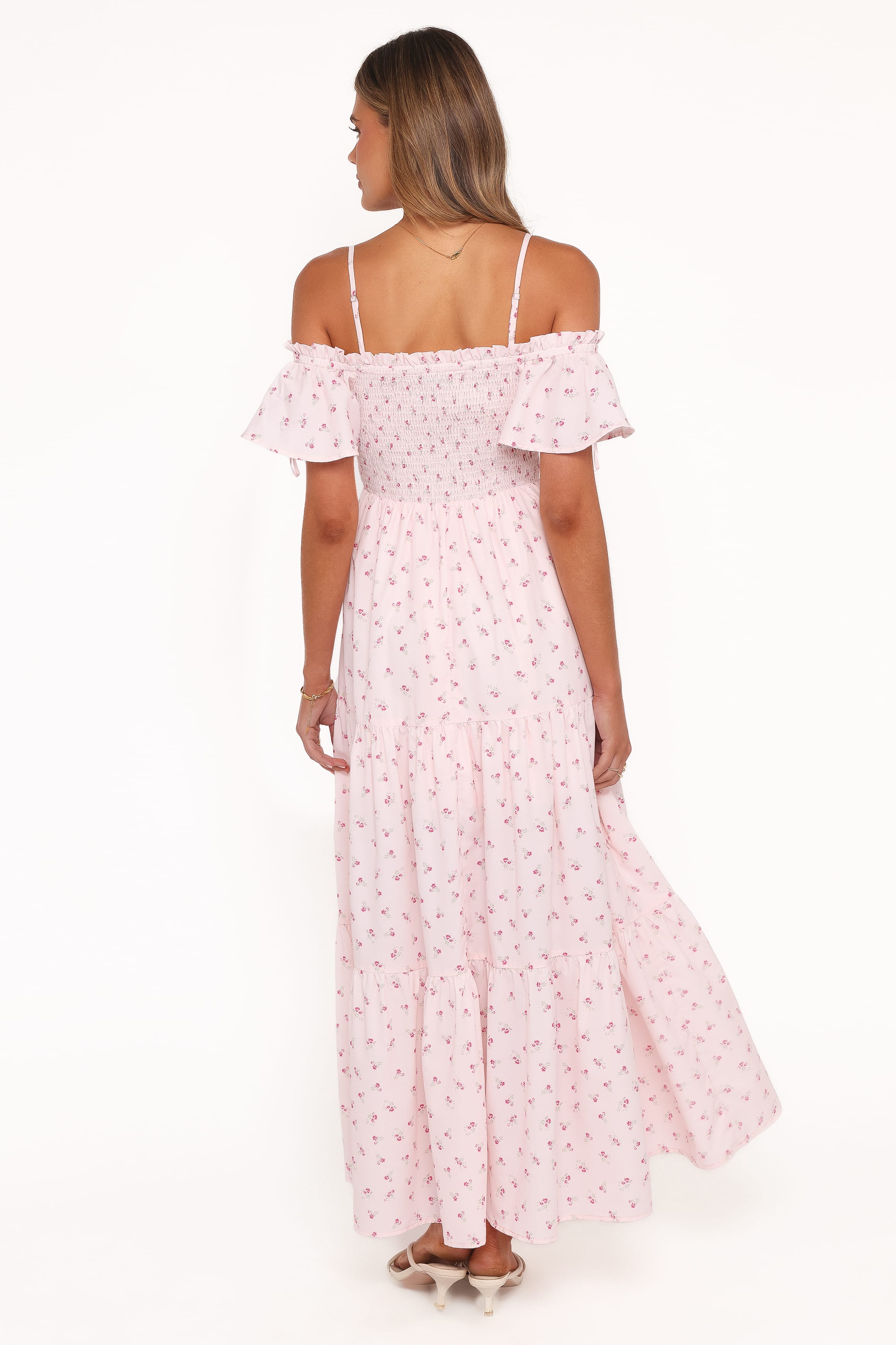 Petal and Pup USA DRESSES Lachay Maxi Dress - Pink Floral