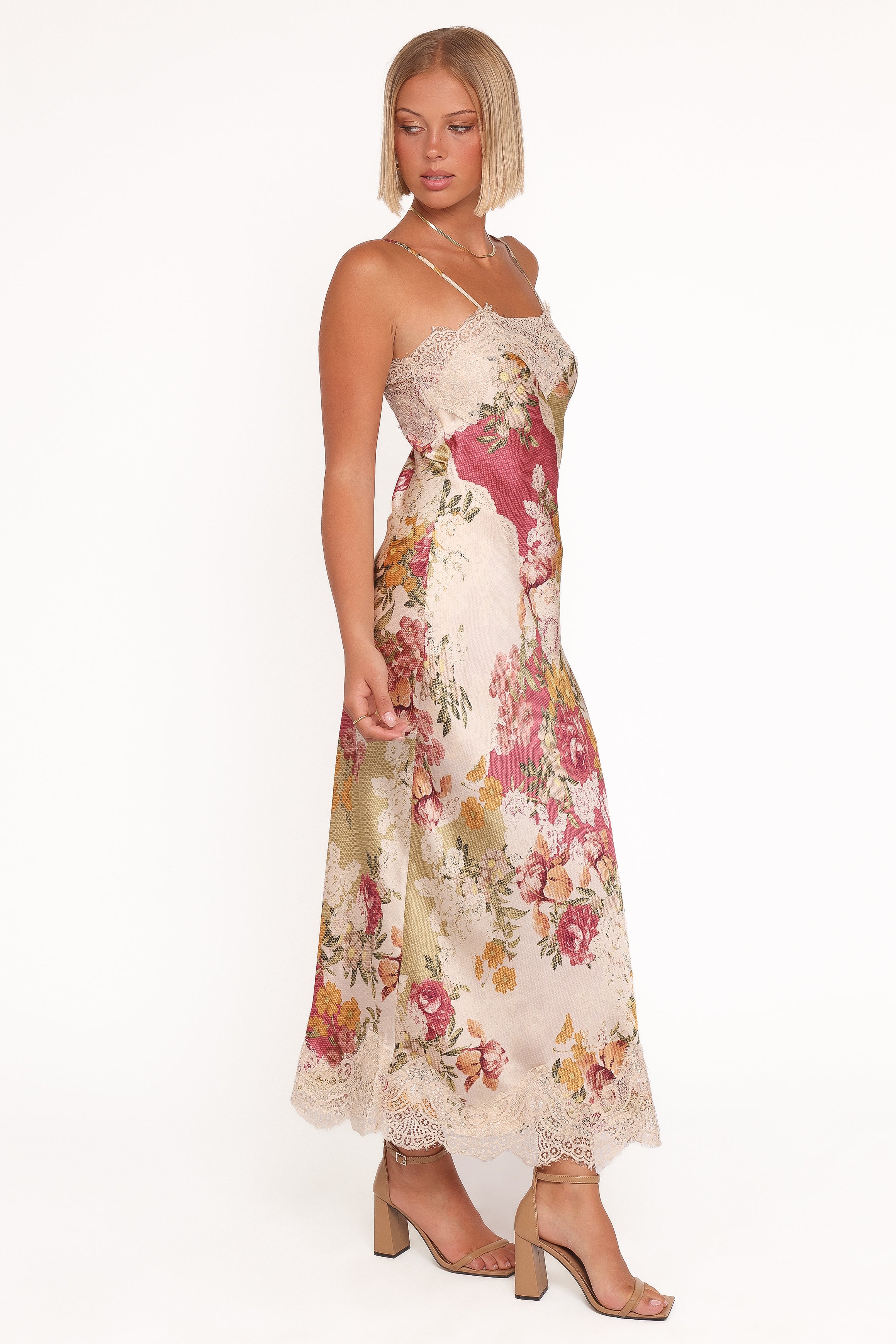 Petal and Pup USA DRESSES Laken Maxi Dress - Patchwork Floral