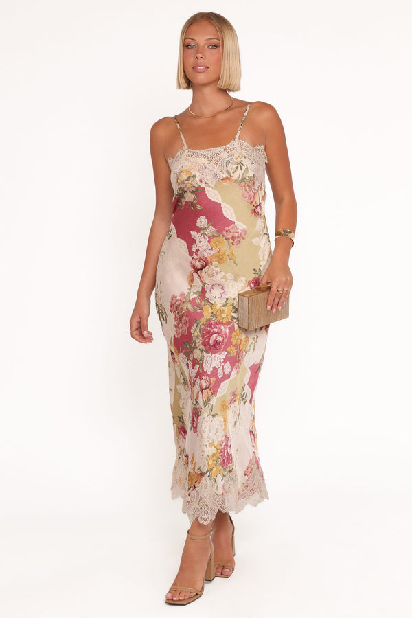 Petal and Pup USA DRESSES Laken Maxi Dress - Patchwork Floral