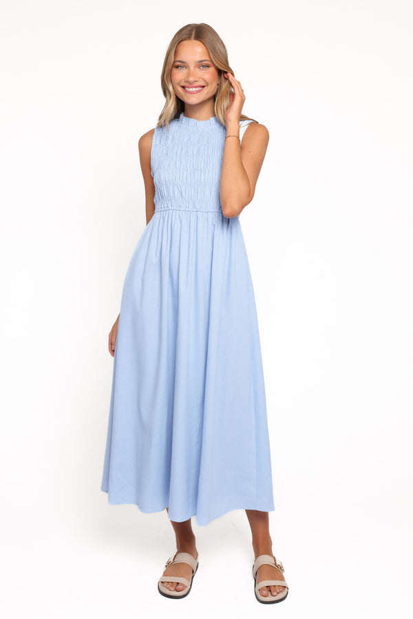 Petal and Pup USA DRESSES Lanna Maxi Dress - Blue