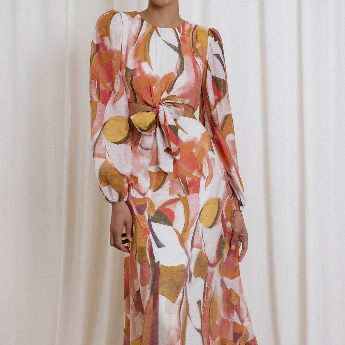 Laquin Long Sleeve Maxi Dress