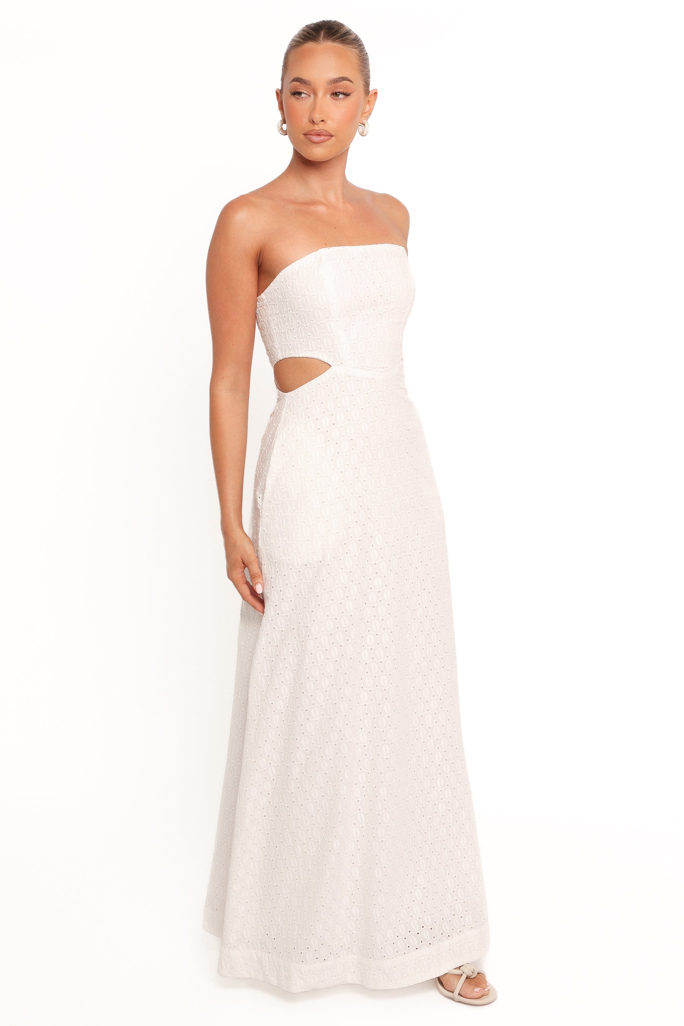 Laura Midi Dress - White Laura Midi Dress - White