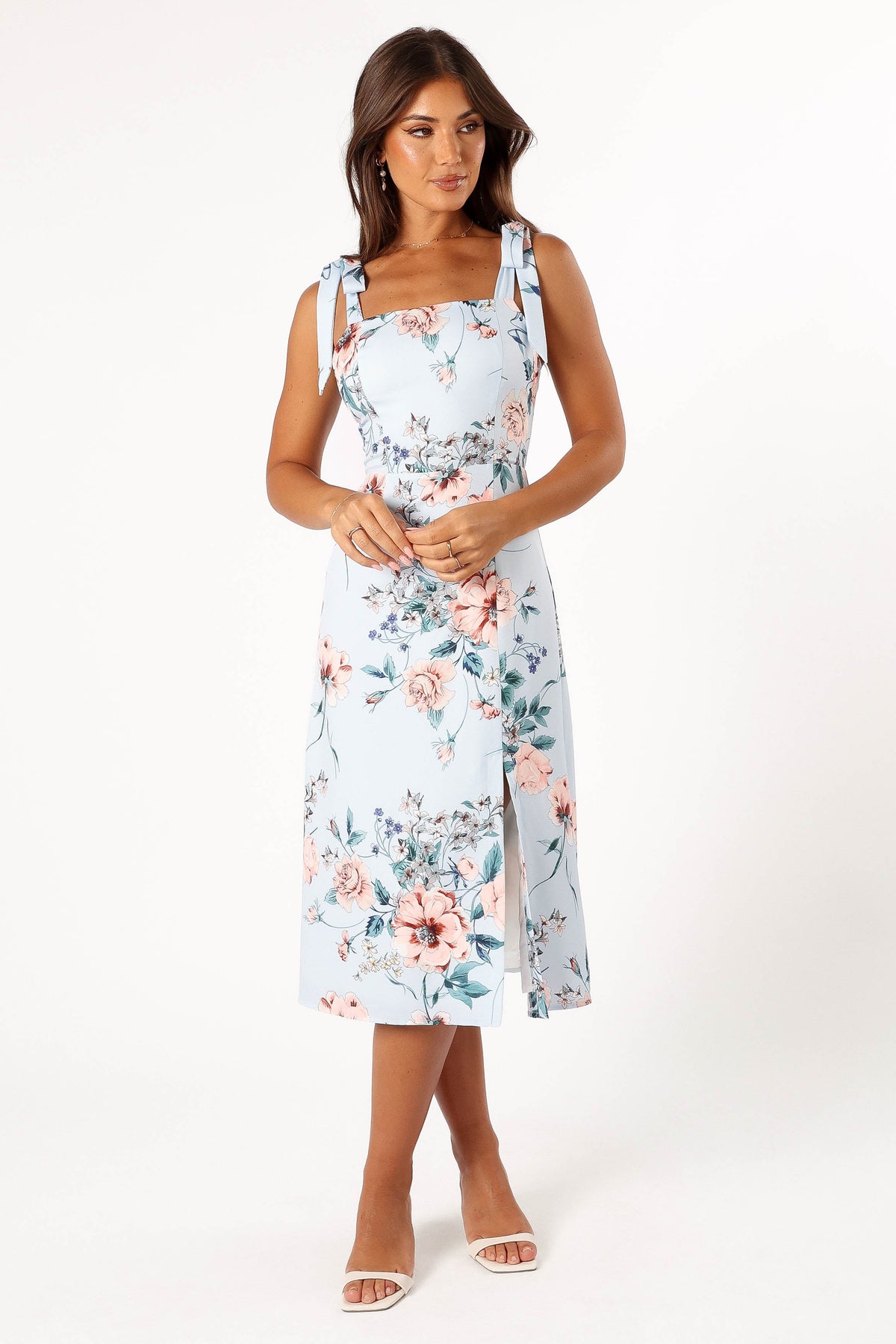 Laurel Dress - Blue Floral, 10, Petal & Pup
