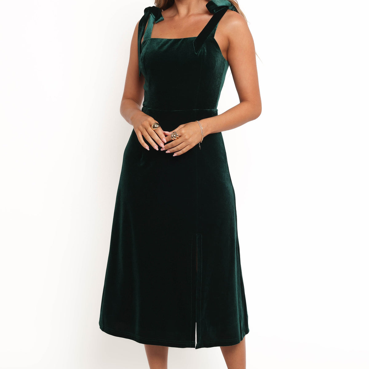 Petal and Pup Women's Laurel Velvet Midi Dress