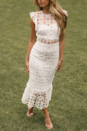 Petal and Pup USA DRESSES Lauren Dress - White