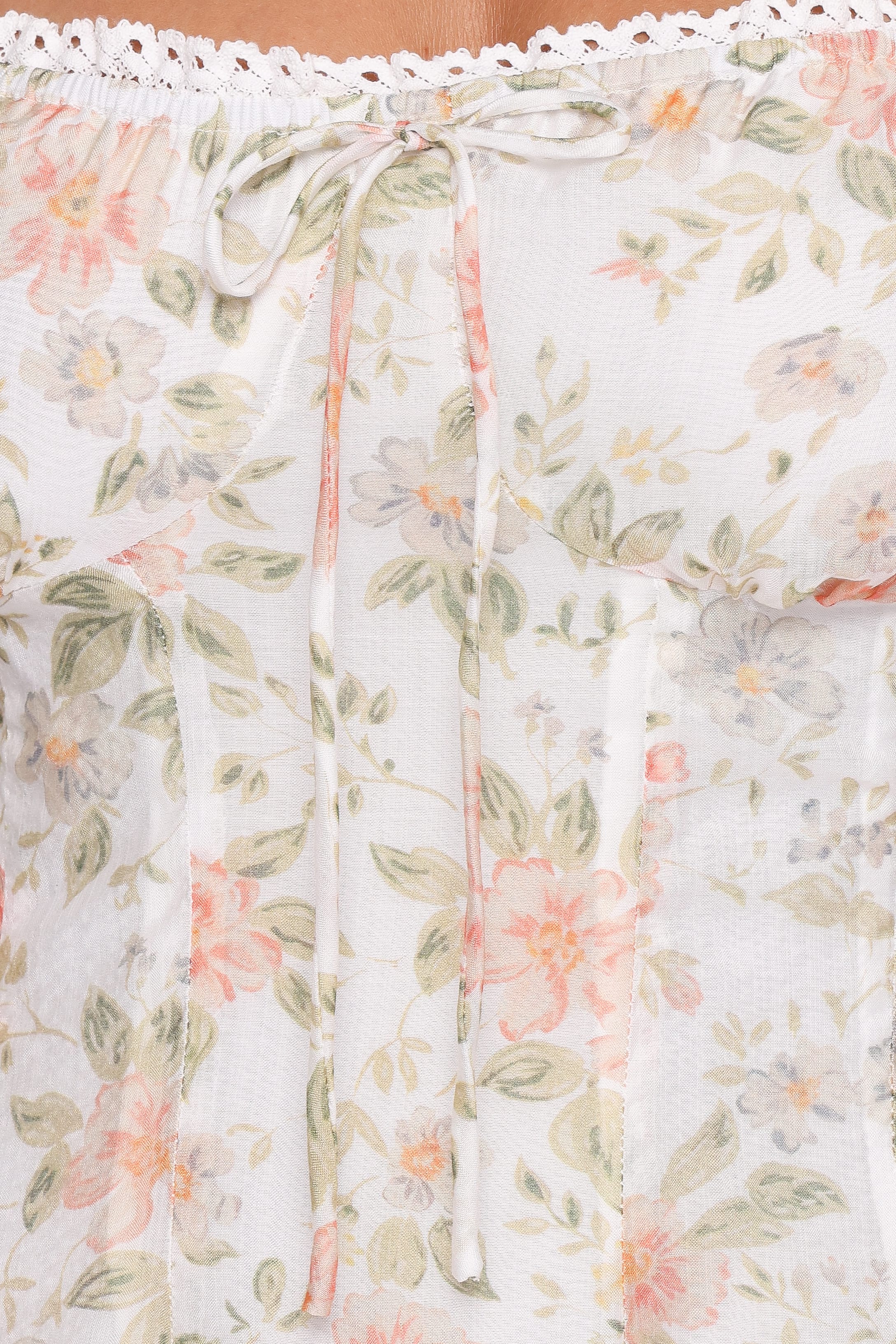 Petal and Pup USA DRESSES Lavia Mini Dress - White Multi Floral