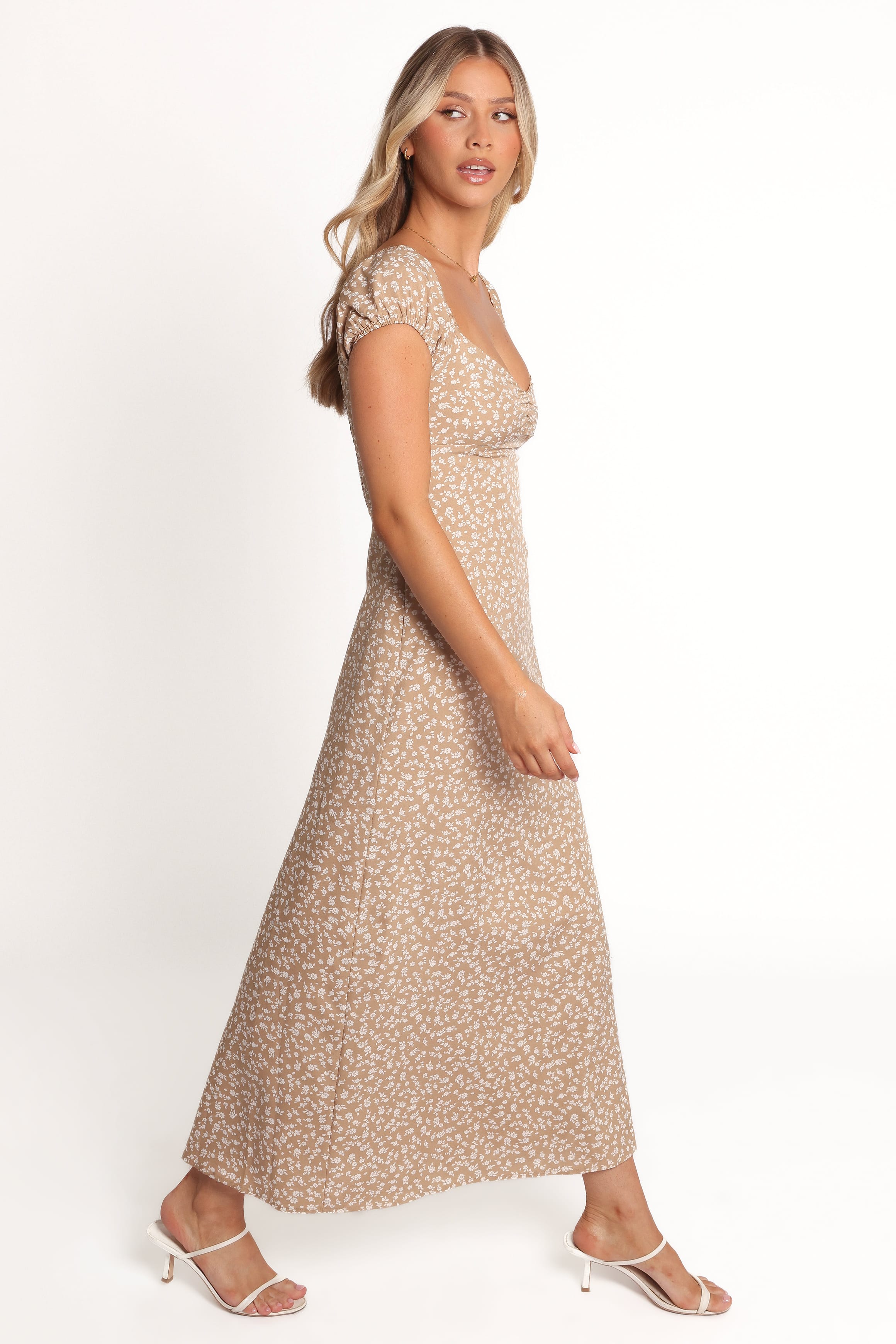 Petal and Pup USA DRESSES Leire Maxi Dress - Beige (Hold for Rack)