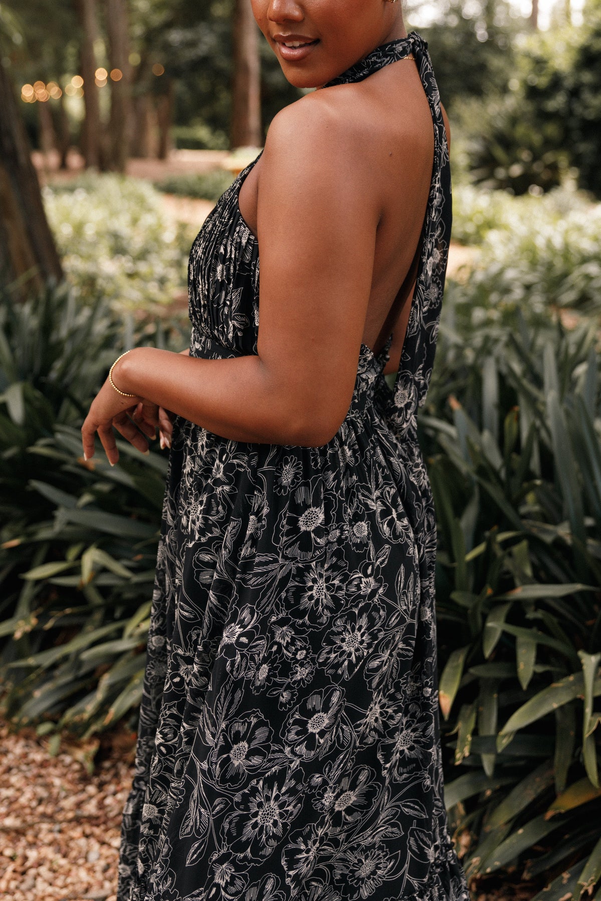 Petal and Pup Women's Lennon Halterneck Maxi Dress