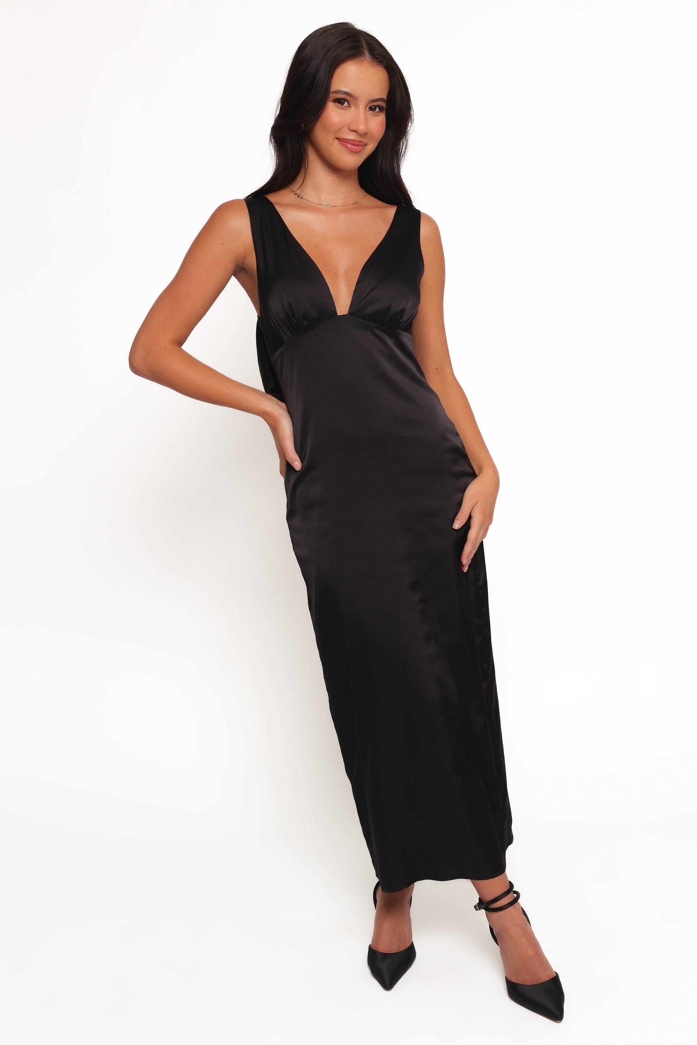 Petal and Pup USA DRESSES Lenora Maxi Dress - Black (Hold for Rack)