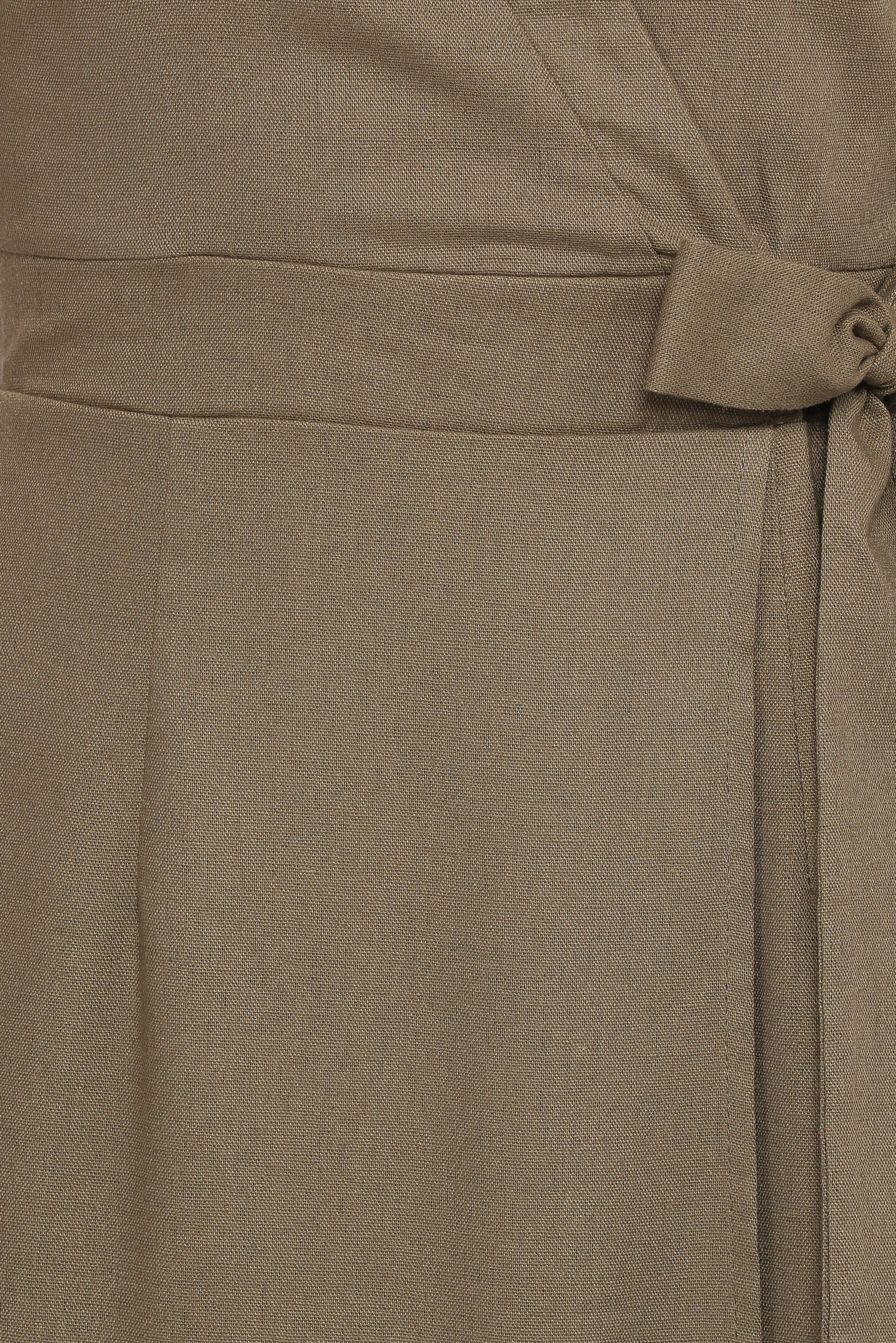 Petal and Pup USA DRESSES Leontine Midi Dress - Olive