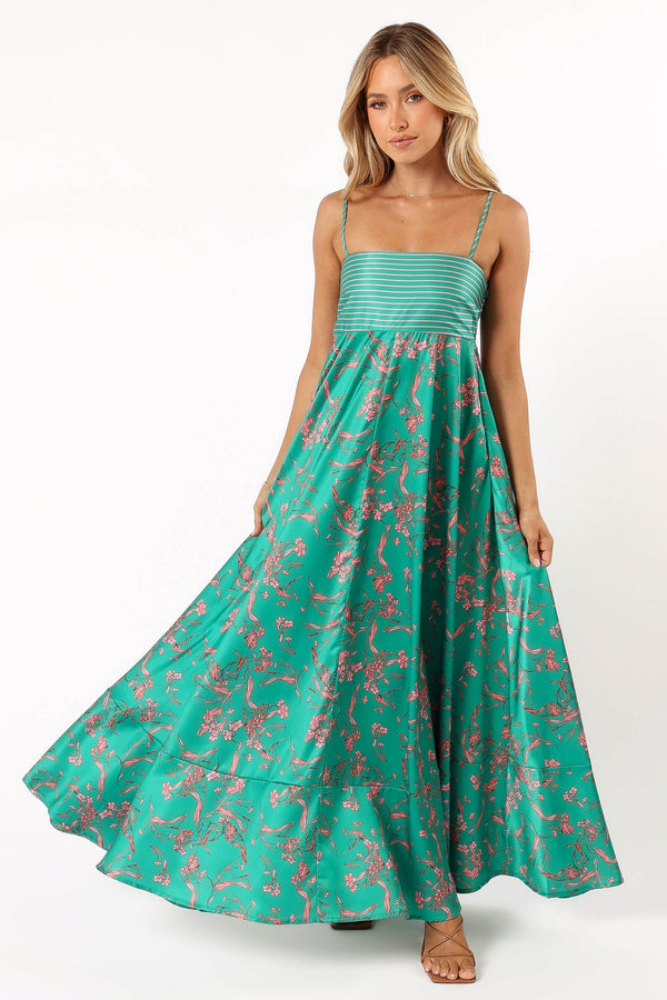 Petal and Pup USA DRESSES Lilie Maxi Dress - Green